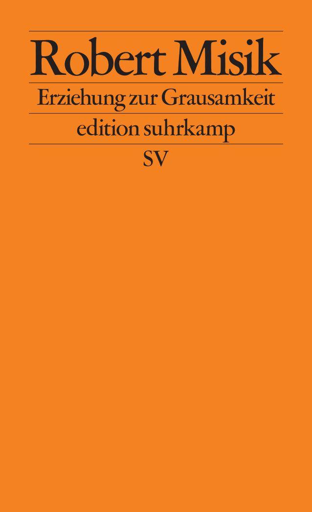 Vorderes Coverbild Erziehung zur Grausamkeit