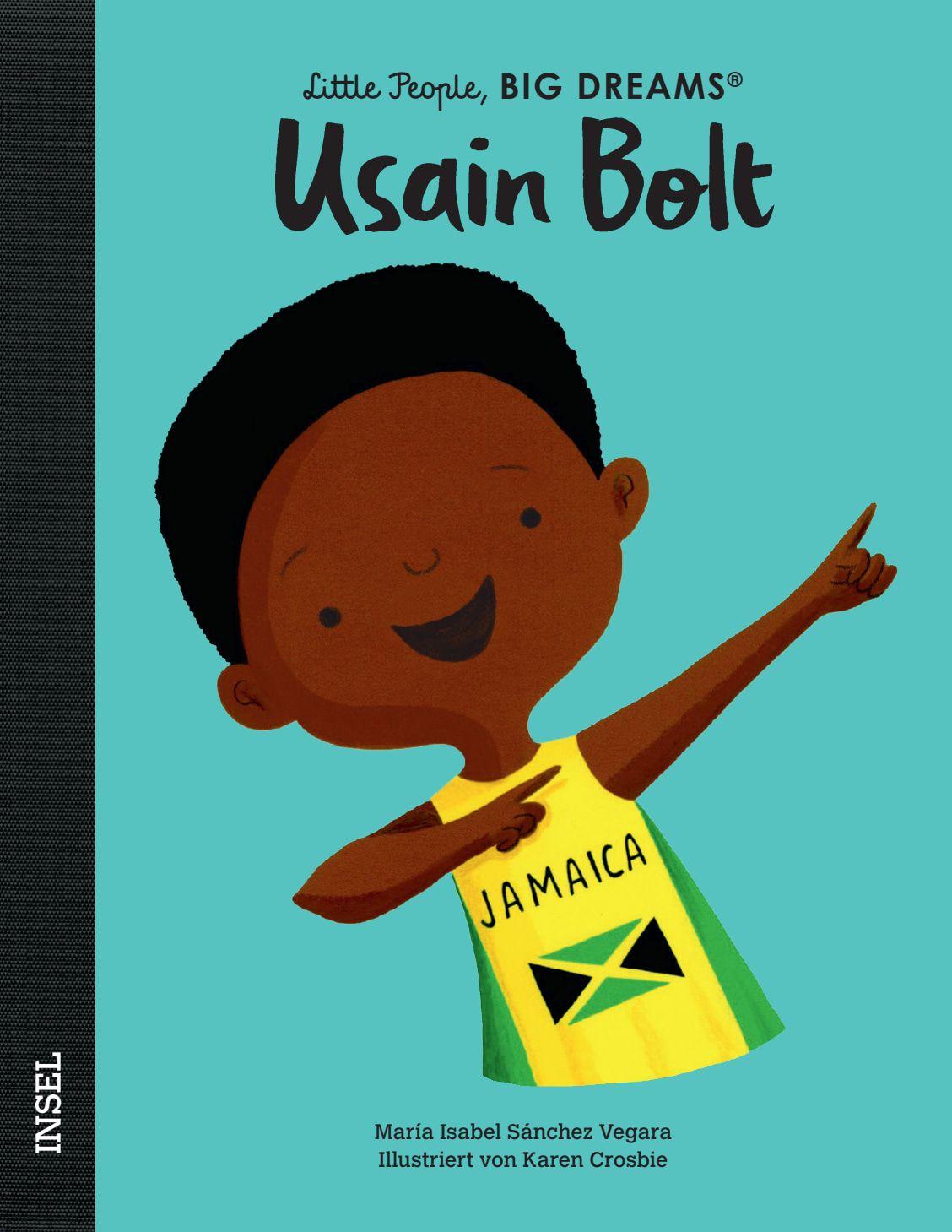 Vorderes Coverbild Usain Bolt - Little People, BIG DREAMS (Deutsche Ausgabe)