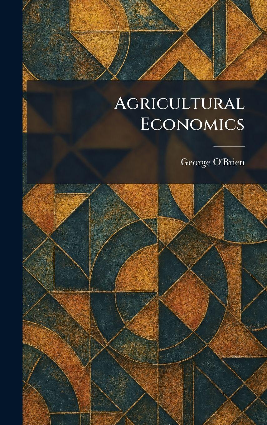 Vorderes Coverbild Agricultural Economics