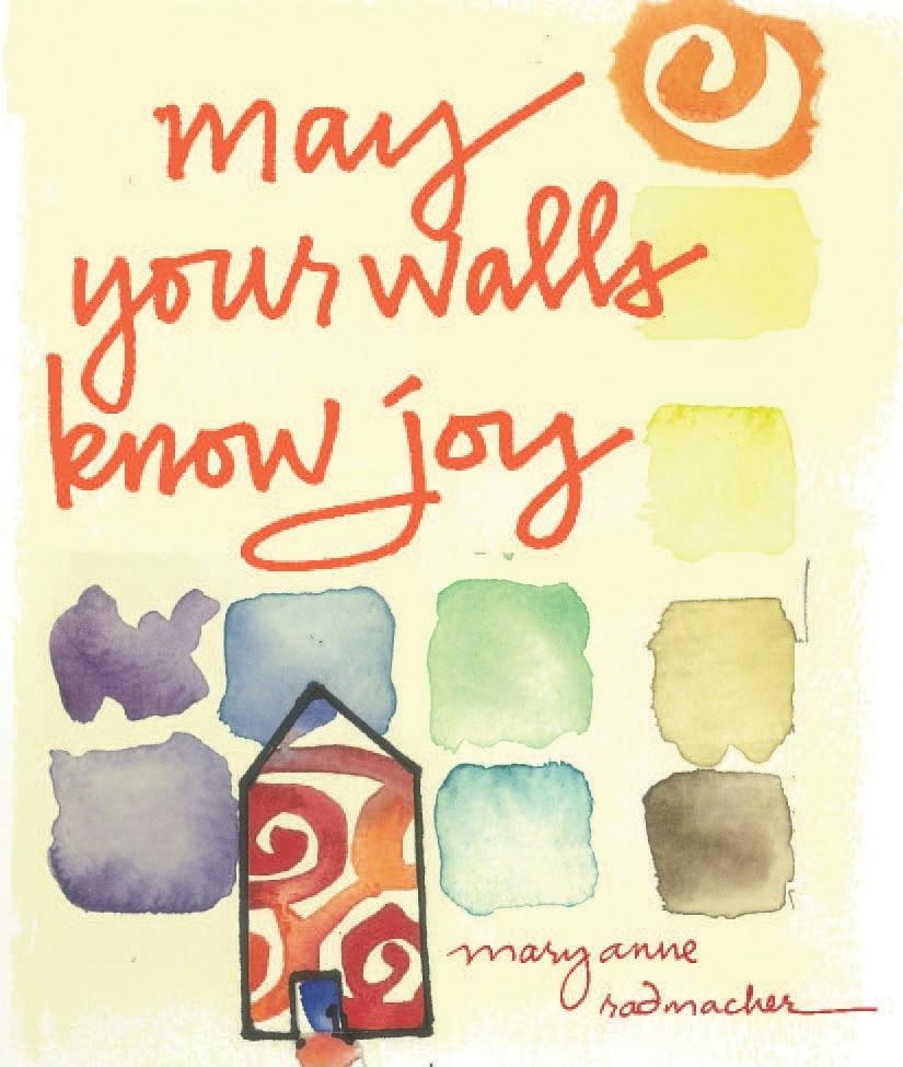 Beispielinhalt (Bild) May Your Walls Know Joy