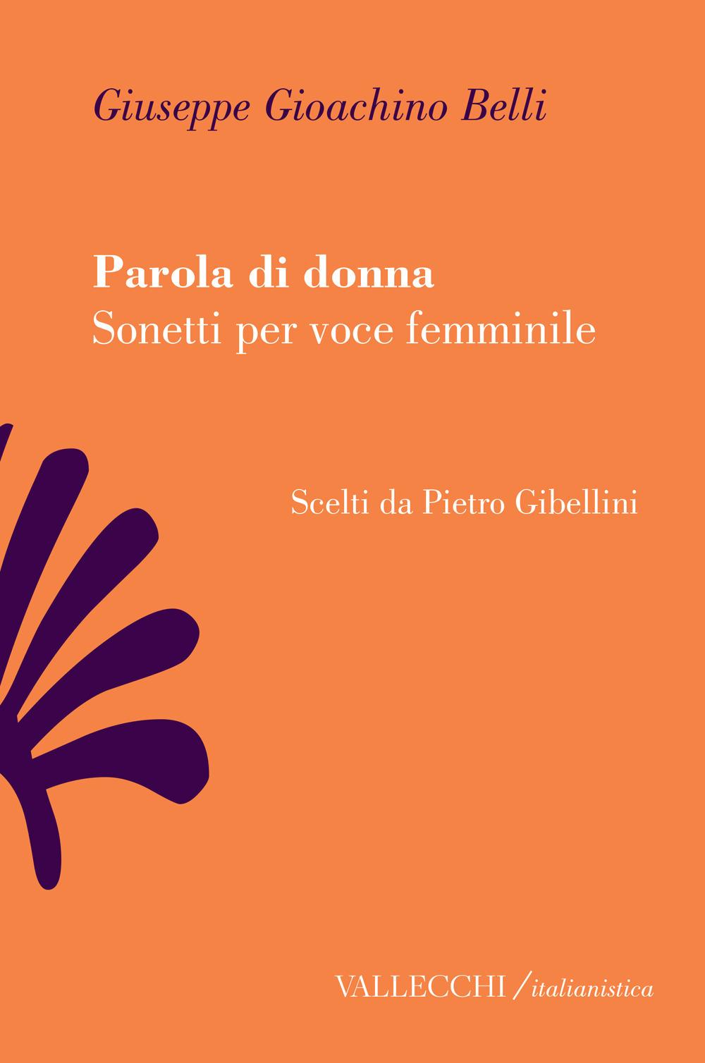 Vorderes Coverbild Parola di donna. Sonetti per voce femminile