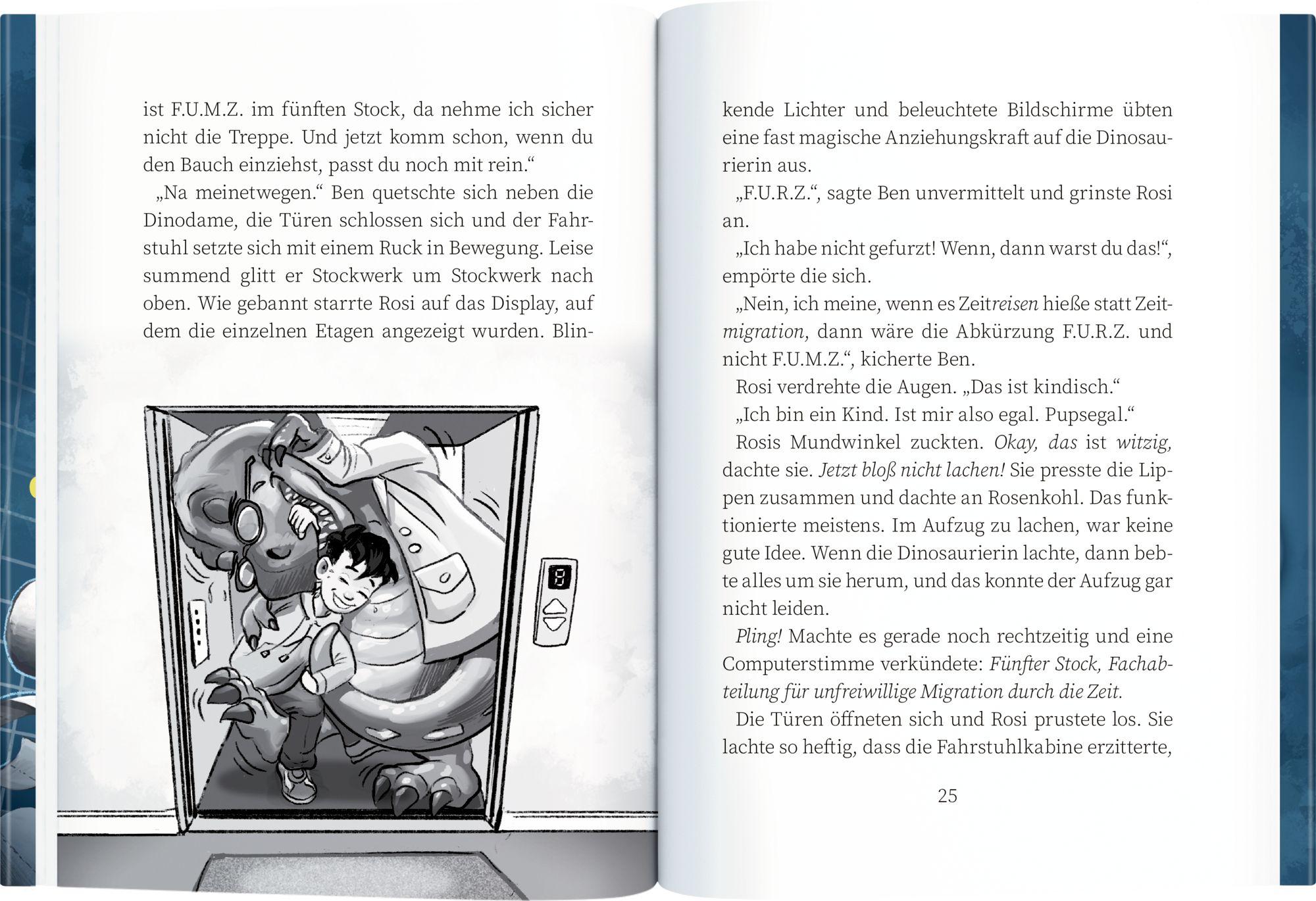 Beispielinhalt (Bild) Die Zeitreise-Chaoten (Bd. 1)