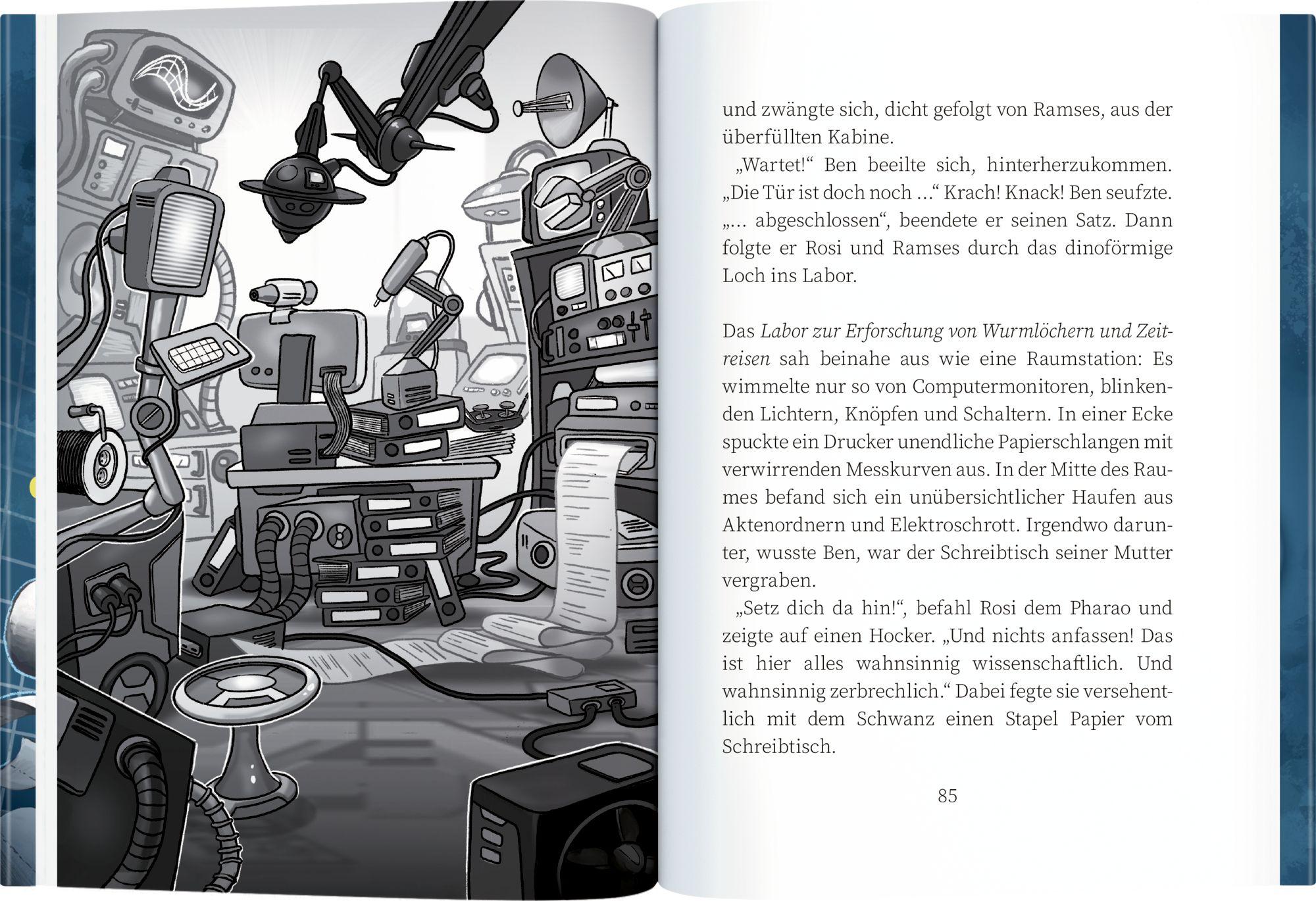 Beispielinhalt (Bild) Die Zeitreise-Chaoten (Bd. 1)