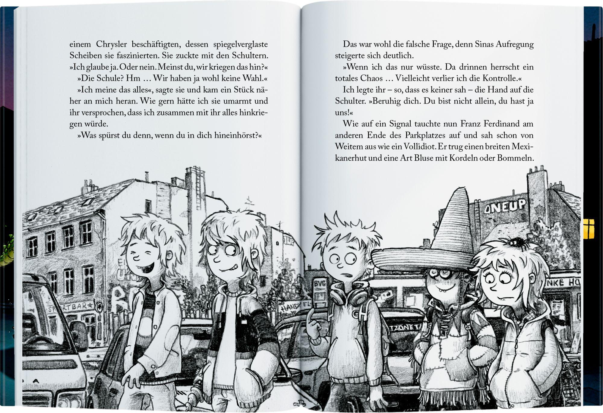 Beispielinhalt (Bild) Die Finstersteins (Bd. 3)