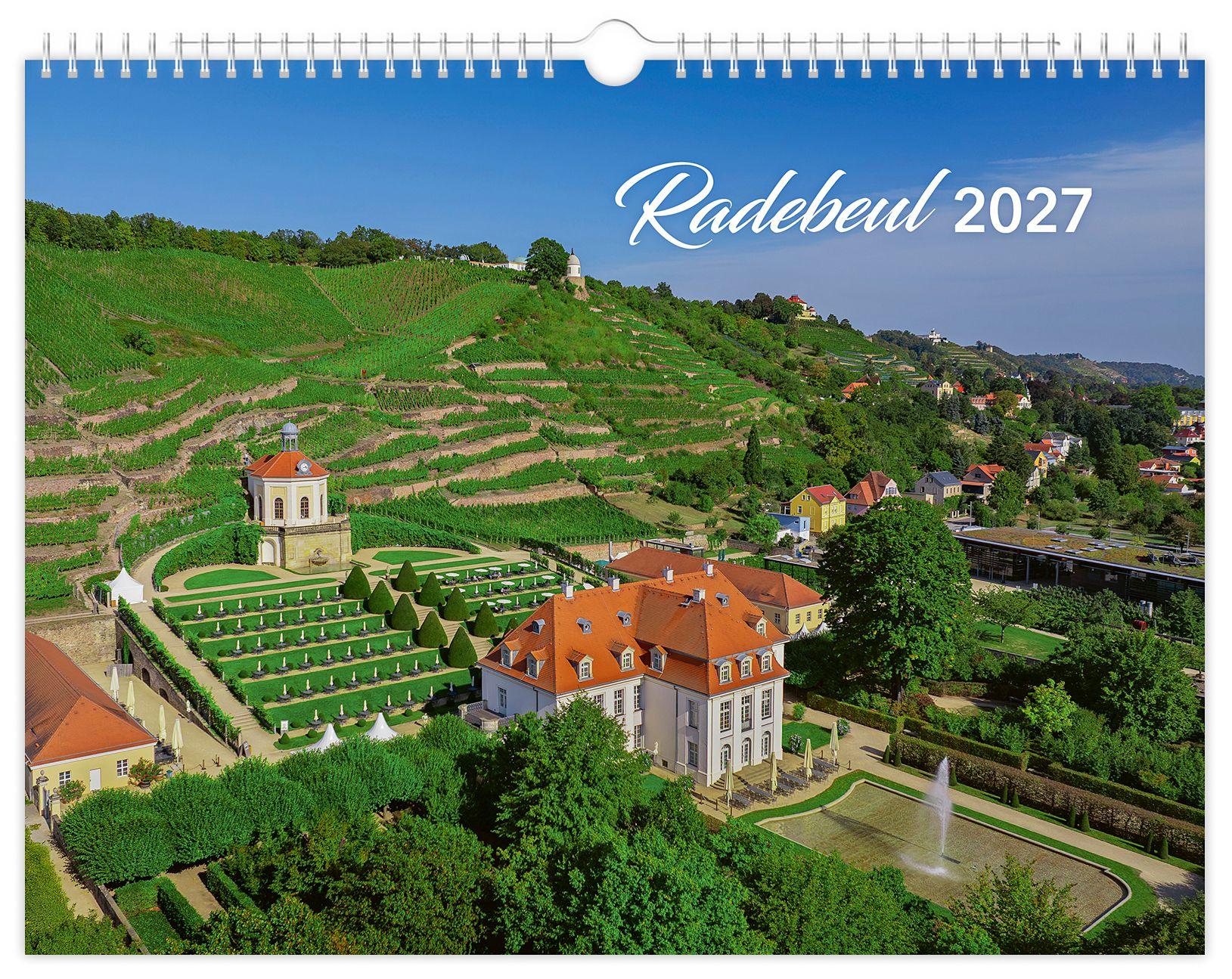 Vorderes Coverbild Kalender Radebeul 2027