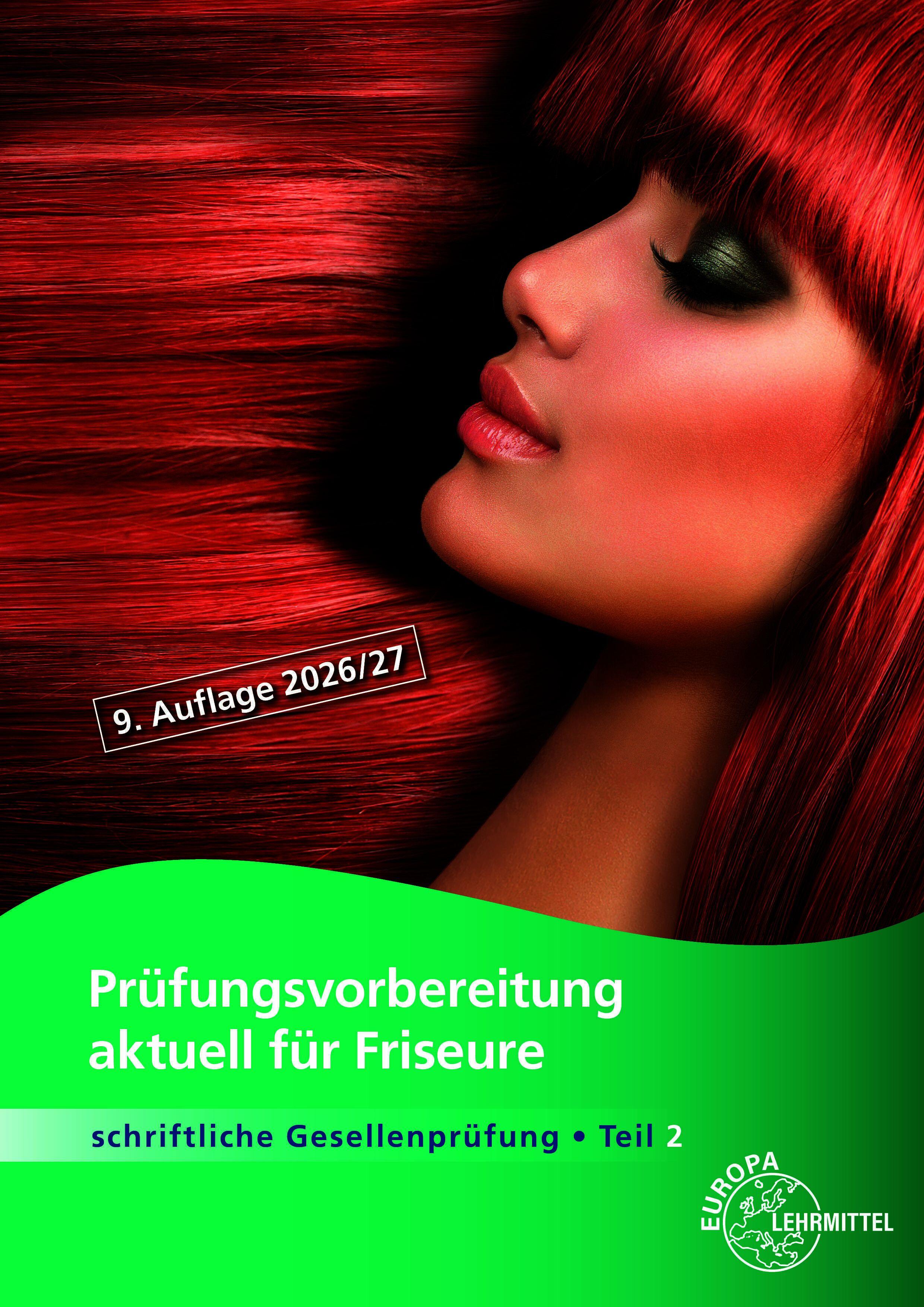 Vorderes Coverbild Prüfungsvorbereitung aktuell für Friseure Teil 2