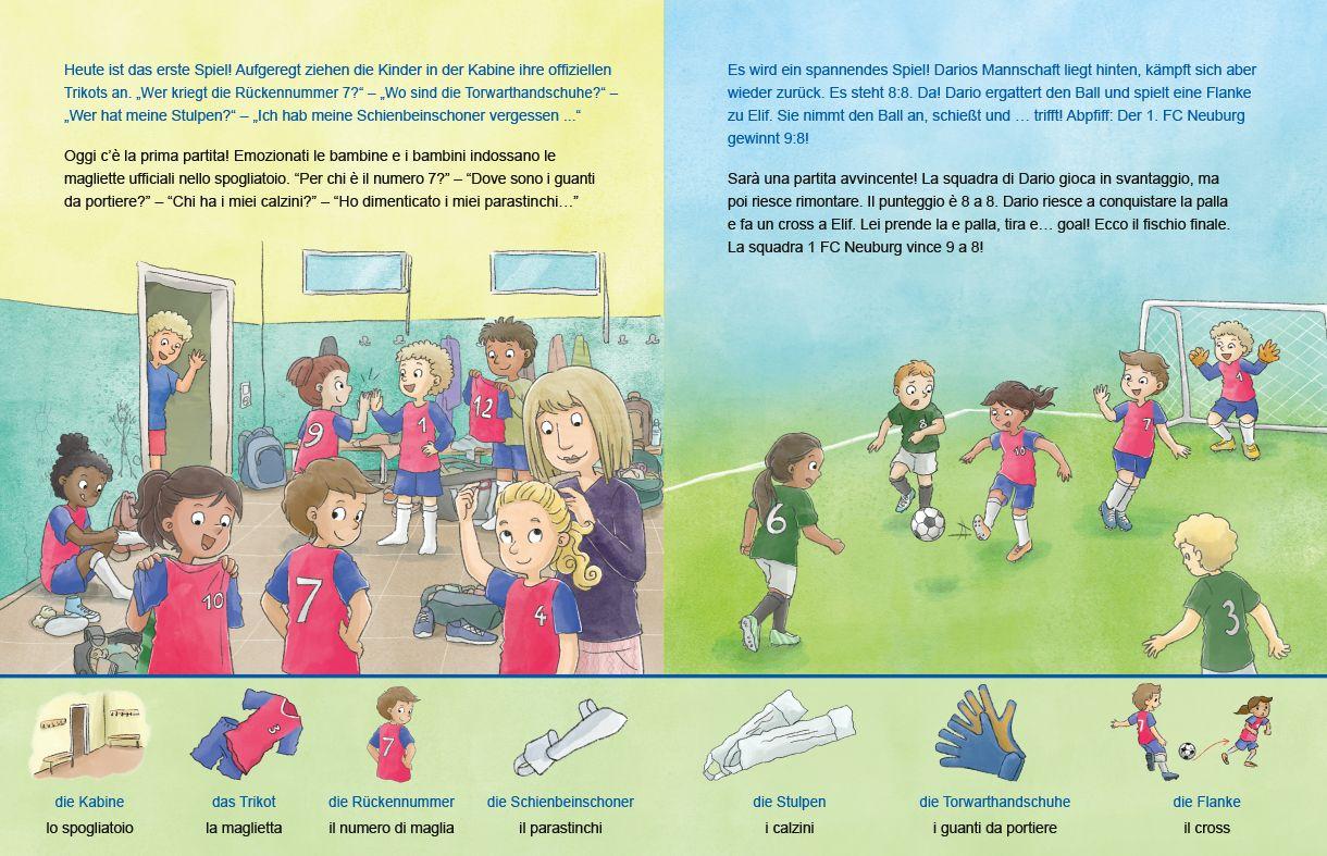 Beispielinhalt (Bild) Fußball (Deutsch-Italienisch)