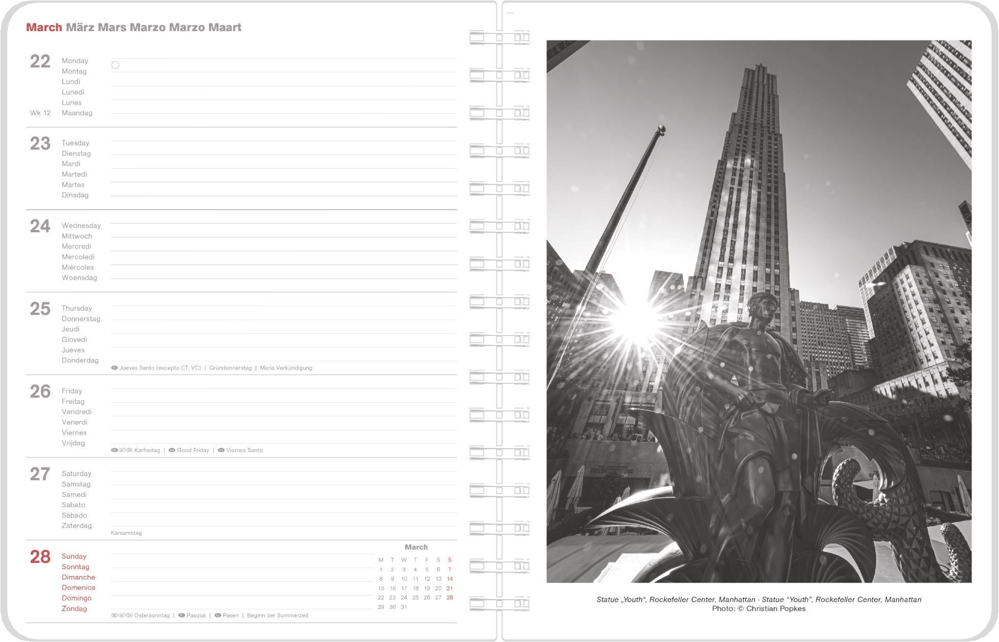 Beispielinhalt (Bild) New York Diary 2027