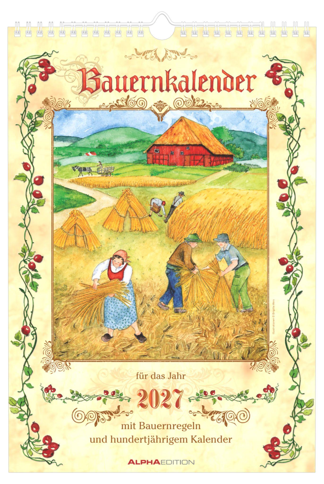 Vorderes Coverbild Bauernkalender 2027