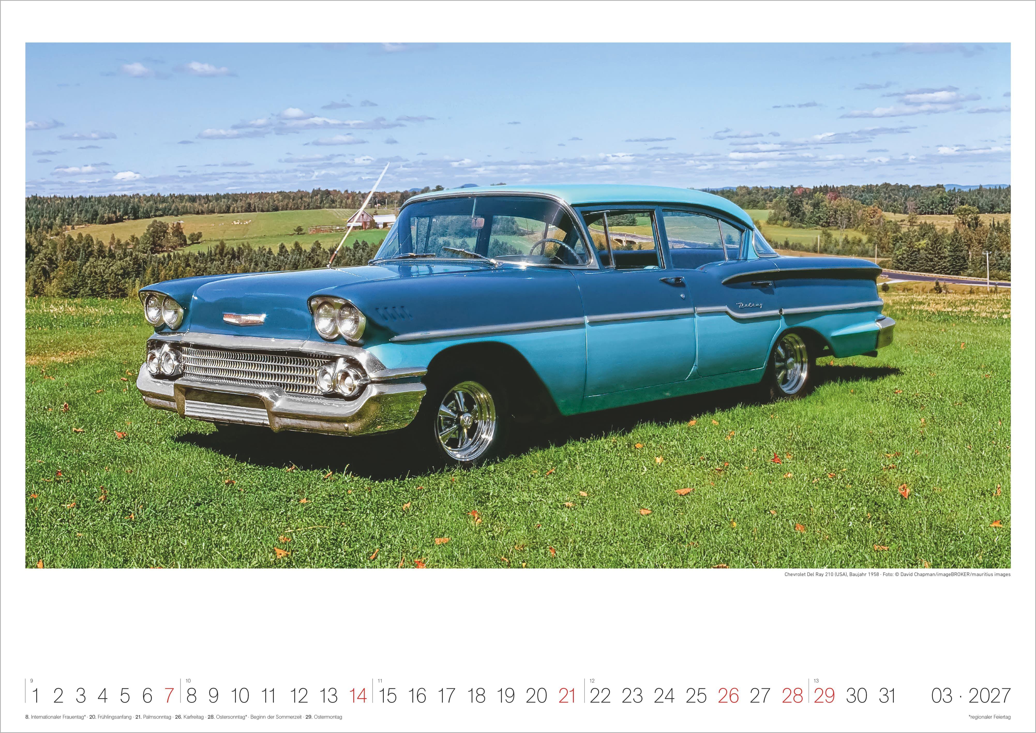 Beispielinhalt (Bild) Legendäre Klassiker - Ikonen auf Rädern 2027