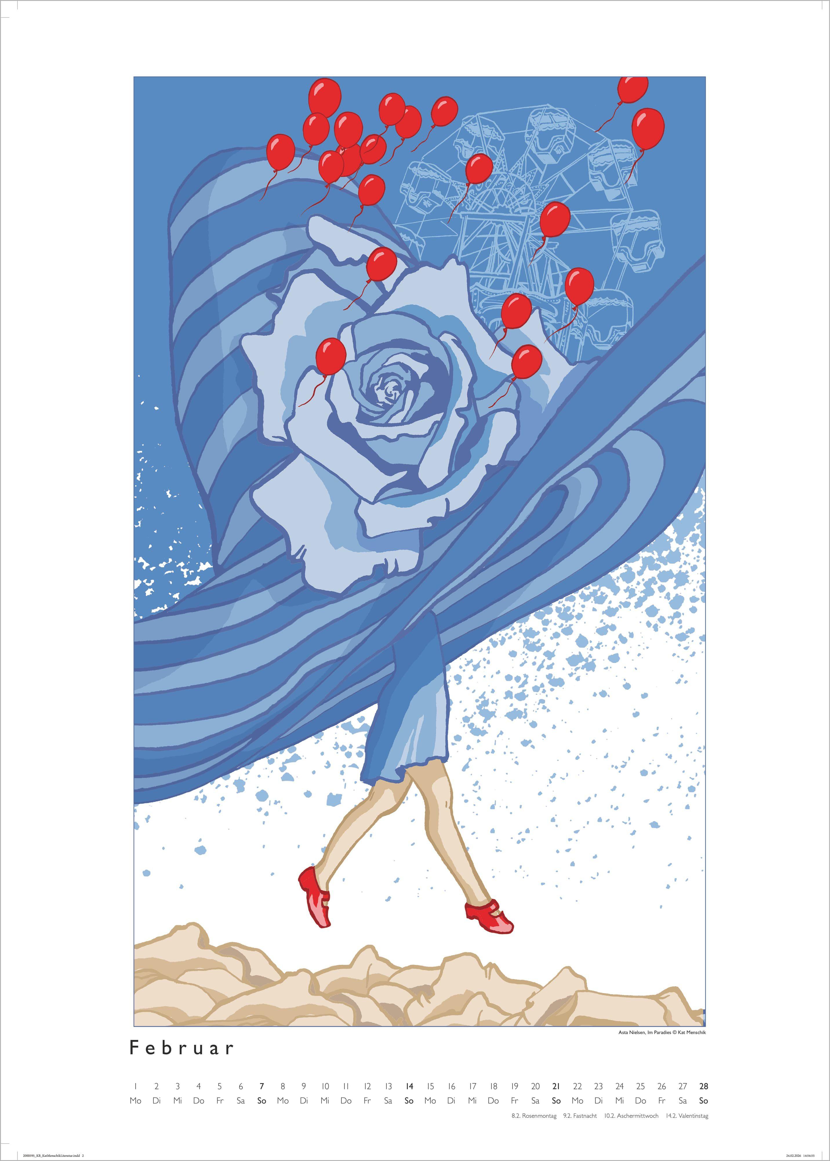 Beispielinhalt (Bild) Kat Menschik illustriert Literatur 2027