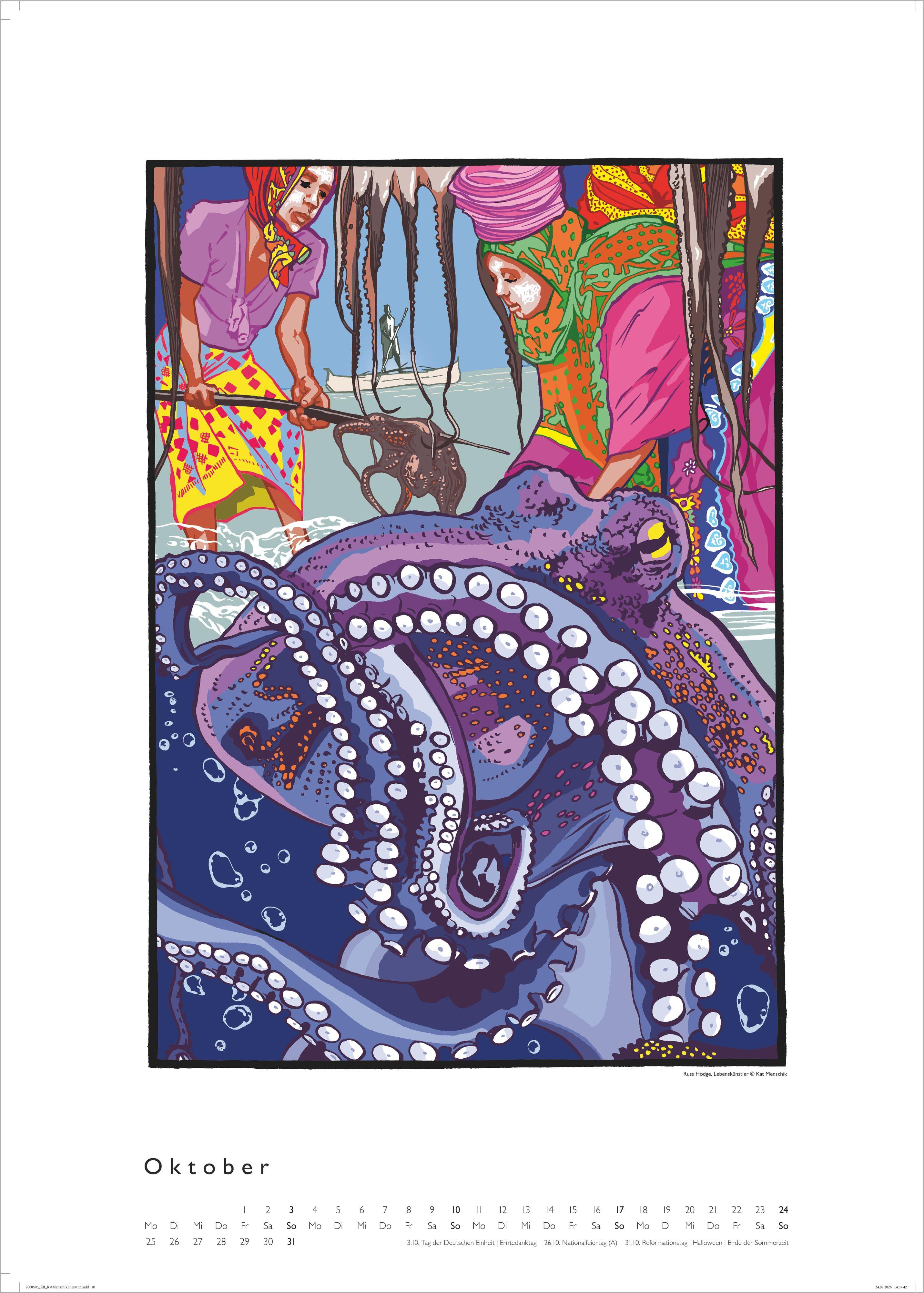 Beispielinhalt (Bild) Kat Menschik illustriert Literatur 2027