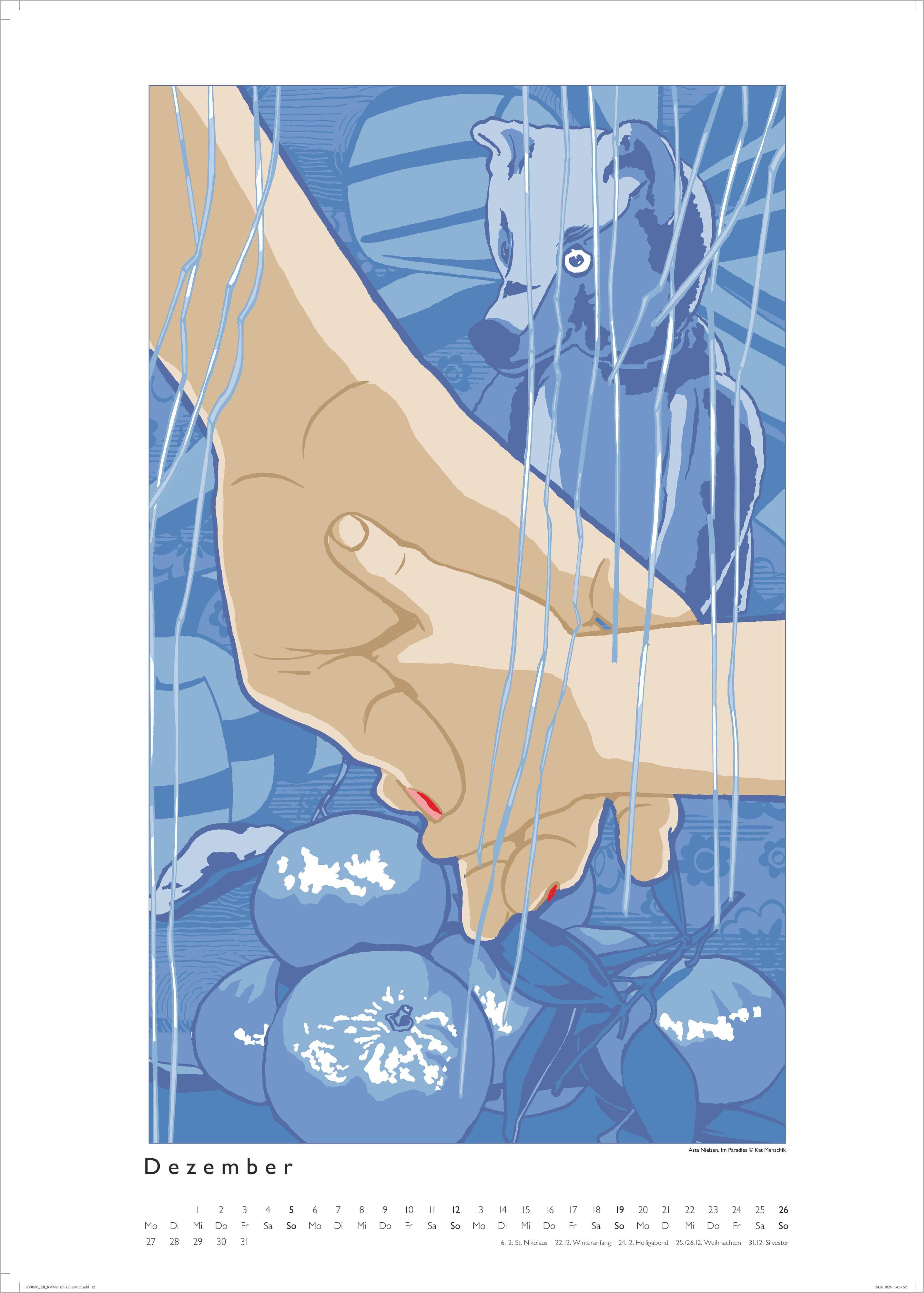 Beispielinhalt (Bild) Kat Menschik illustriert Literatur 2027