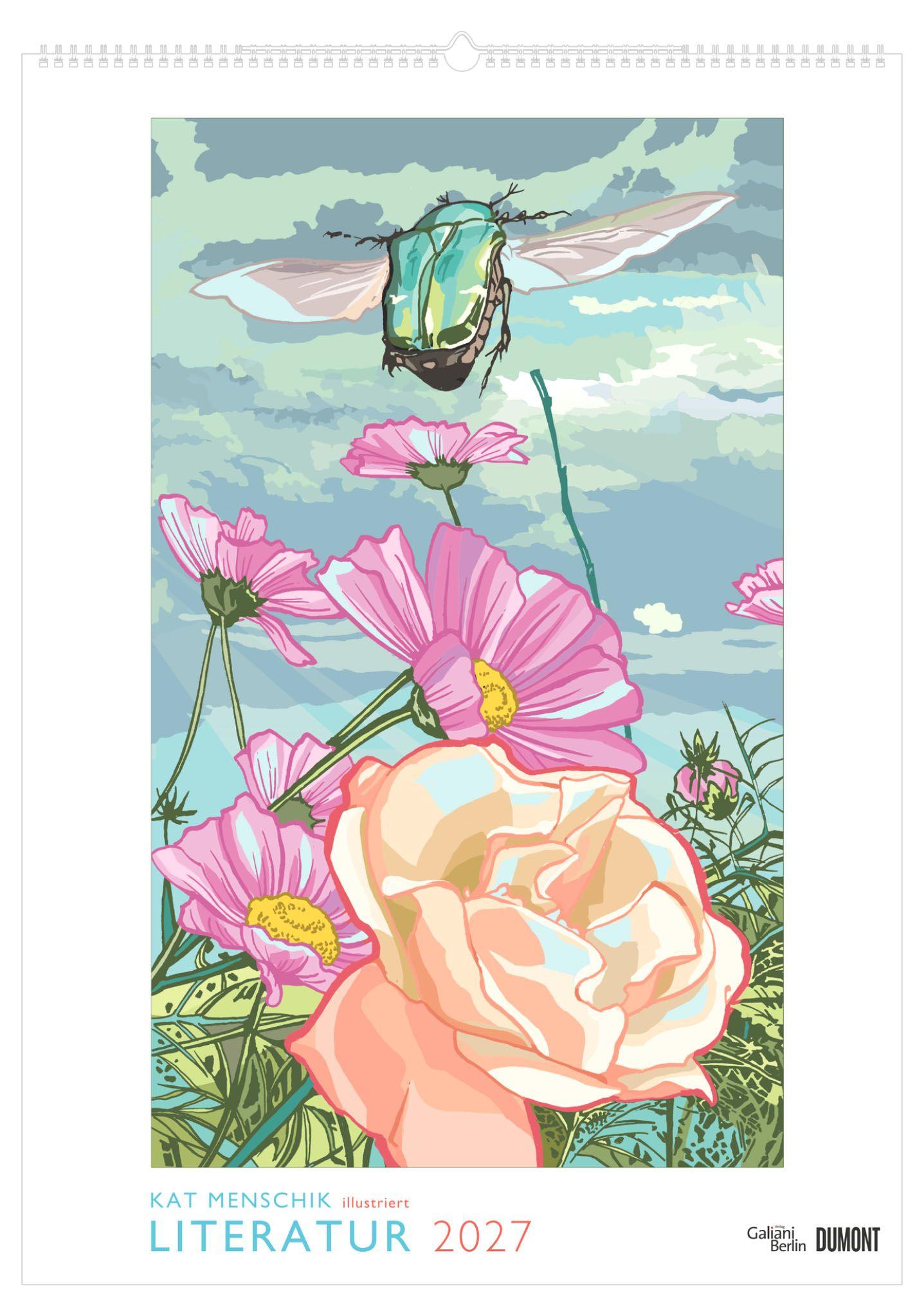 Vorderes Coverbild Kat Menschik illustriert Literatur 2027