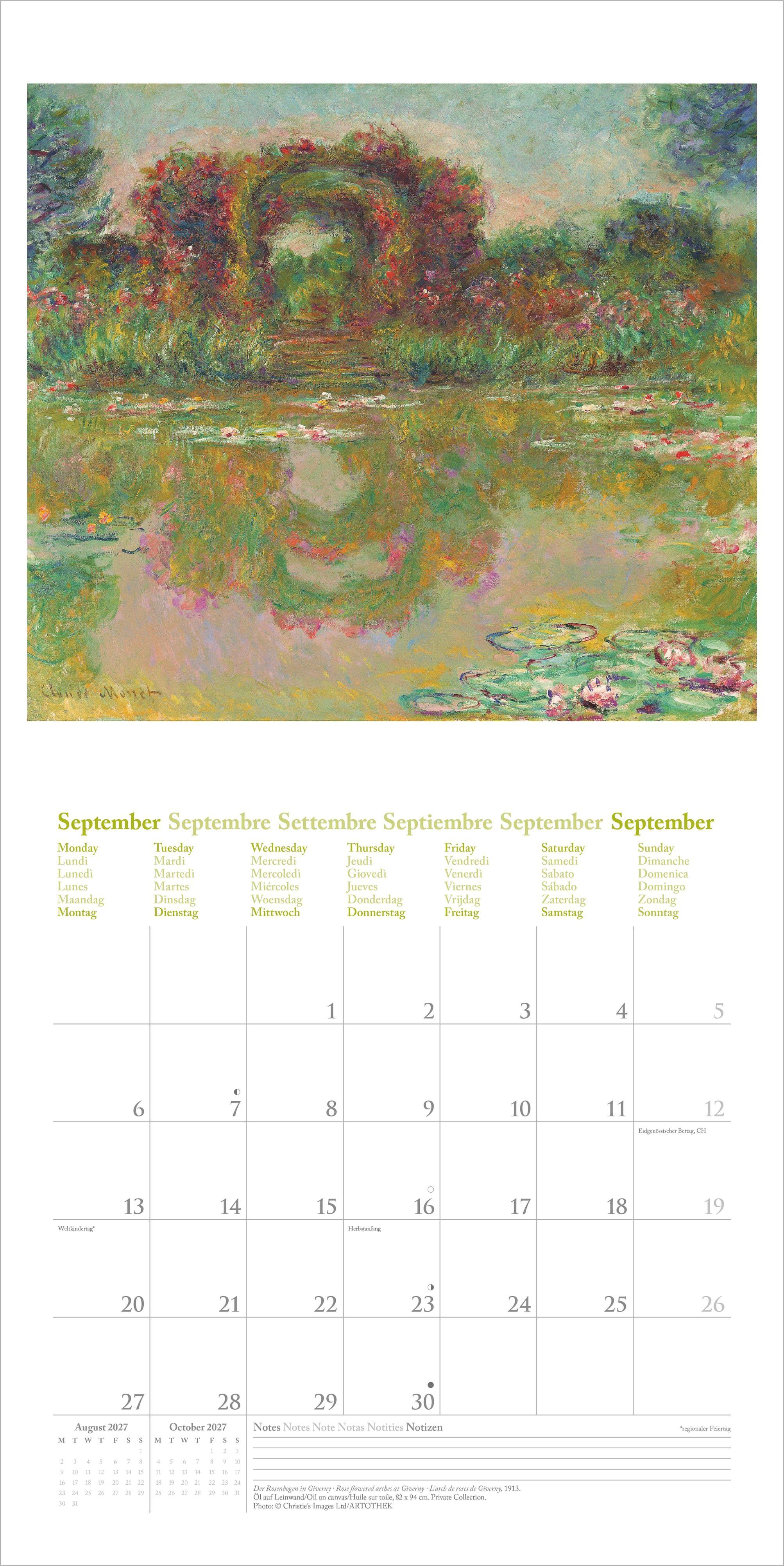 Beispielinhalt (Bild) Claude Monet 2027