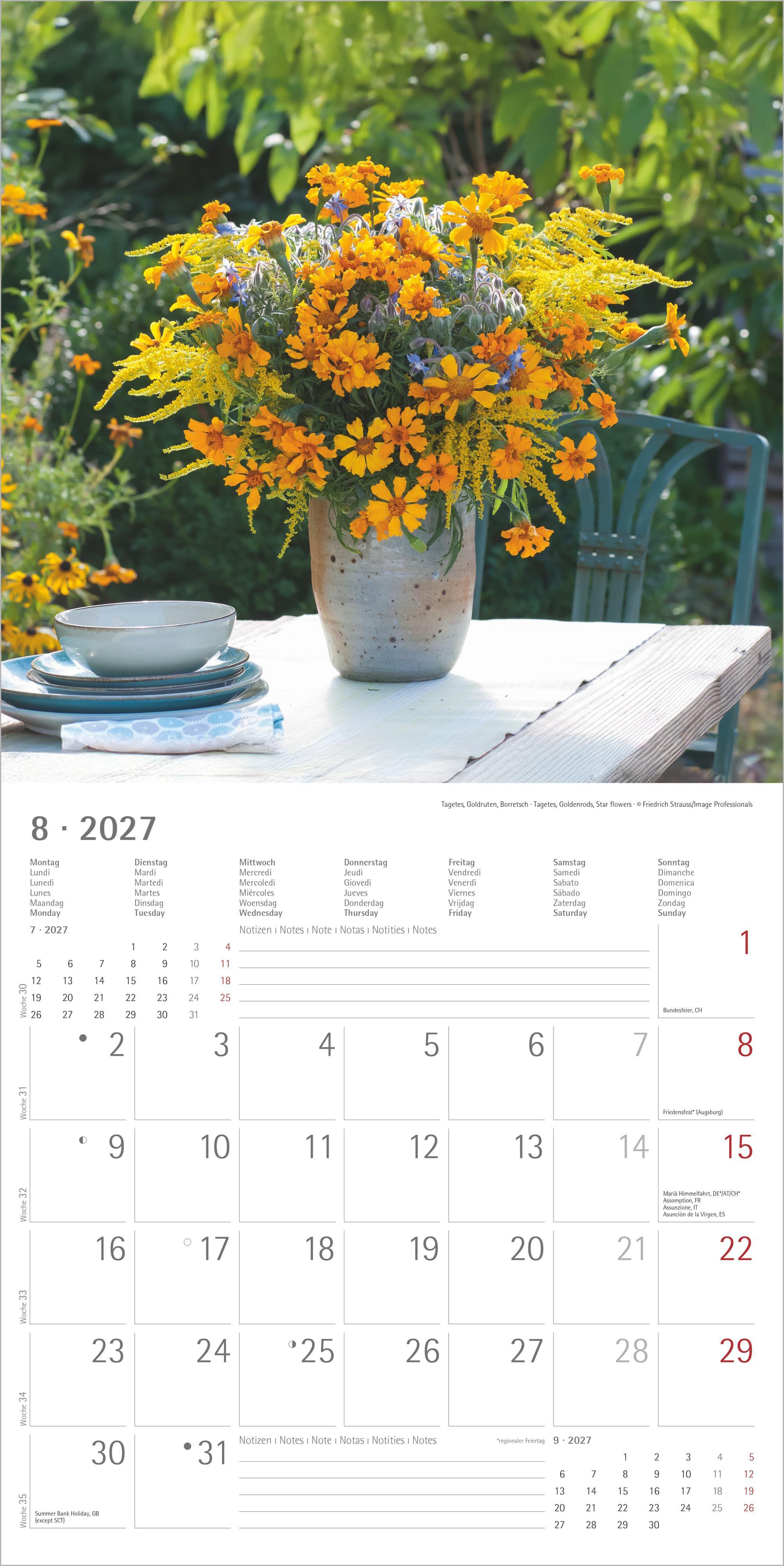 Beispielinhalt (Bild) Blumenträume 2027