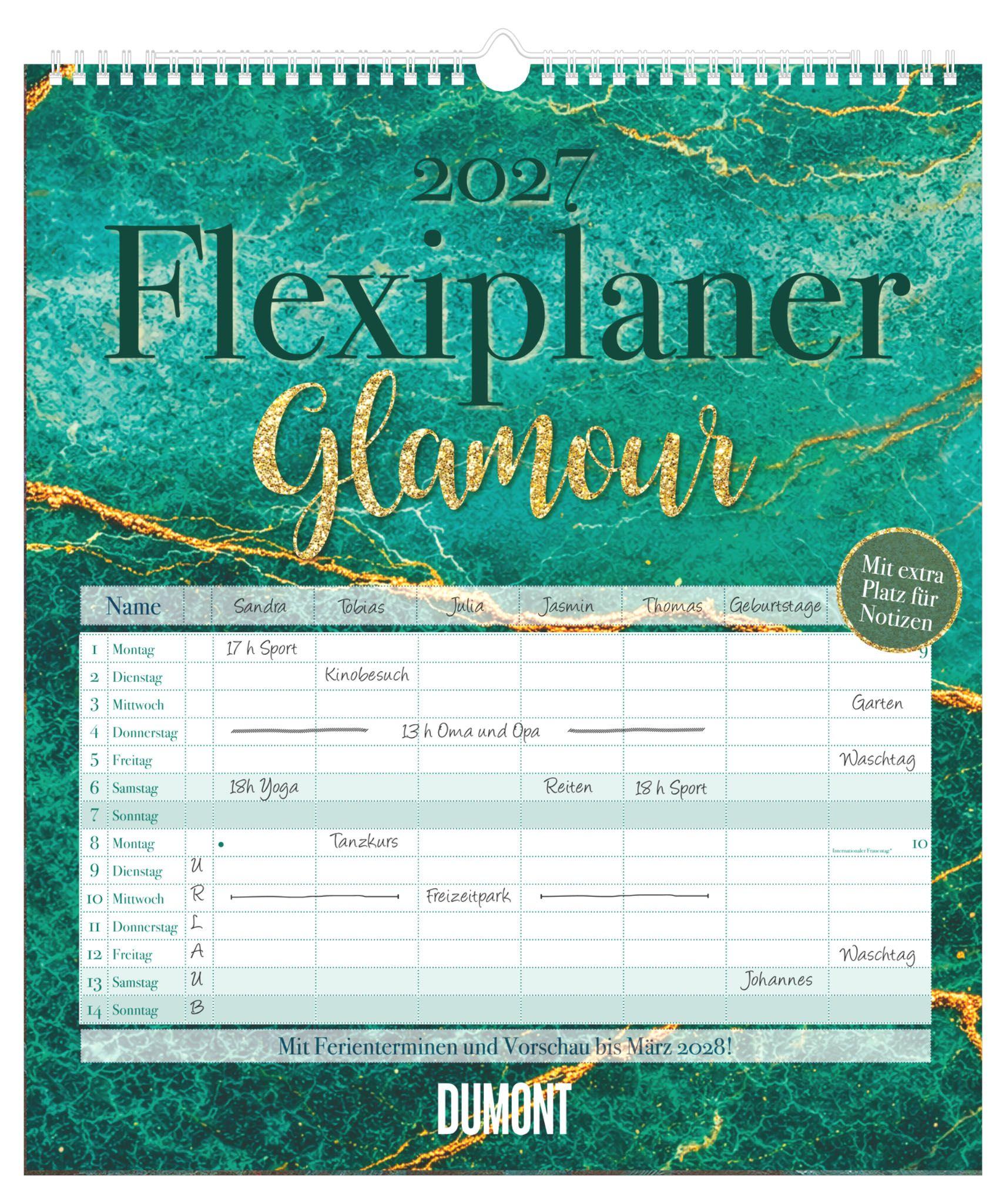 Vorderes Coverbild Flexiplaner Glamour 2027