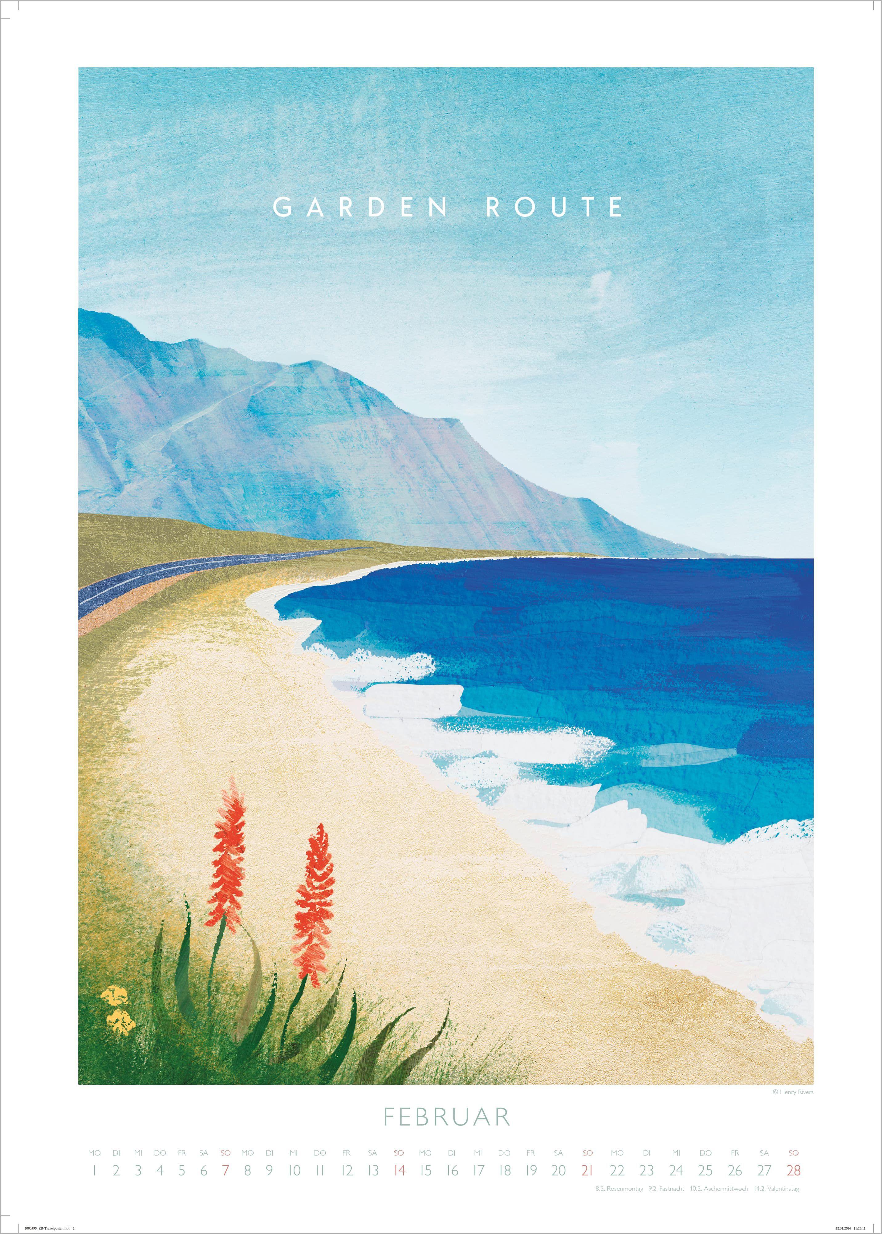 Beispielinhalt (Bild) Rivers: Travelposter 2027