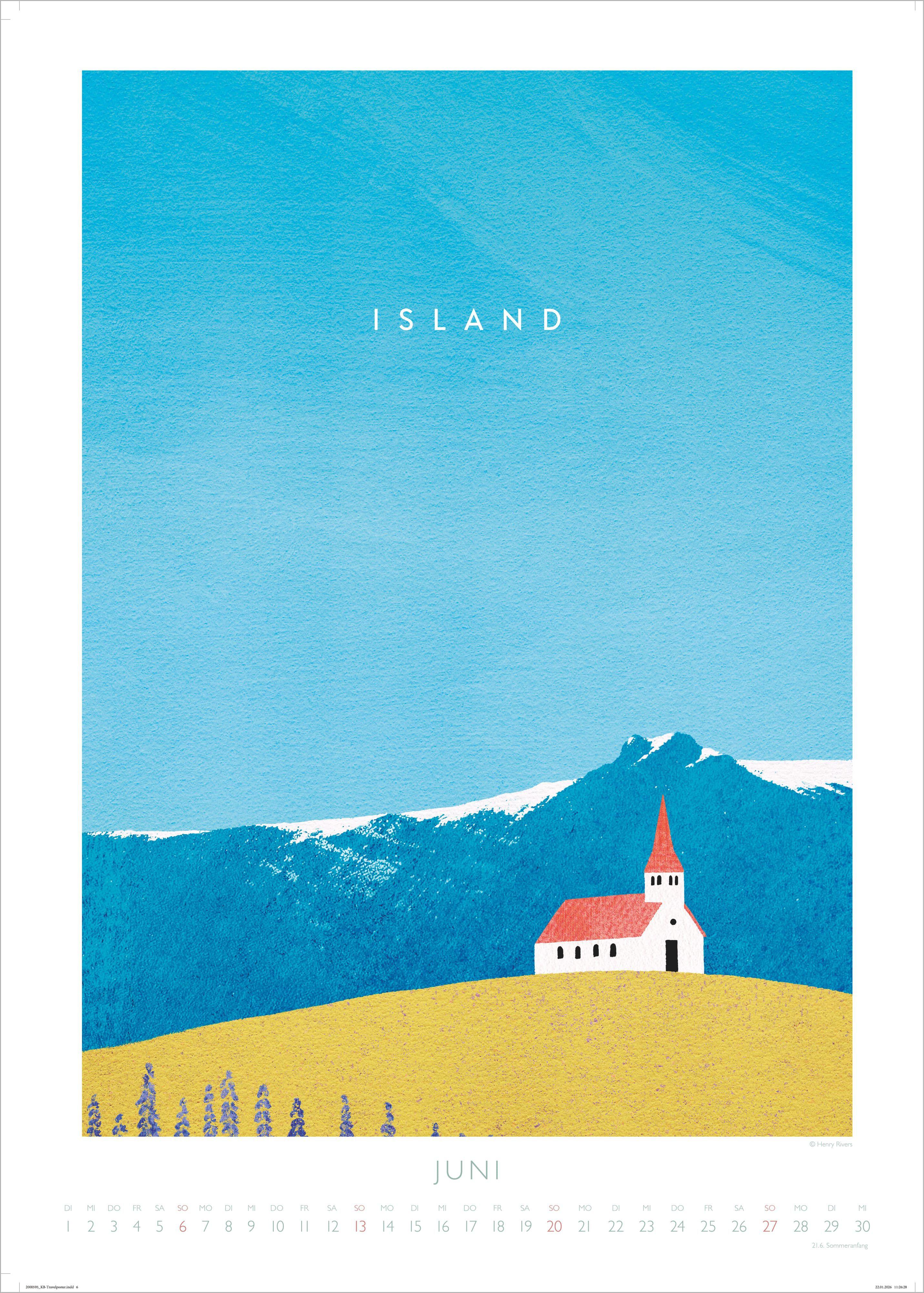 Beispielinhalt (Bild) Rivers: Travelposter 2027