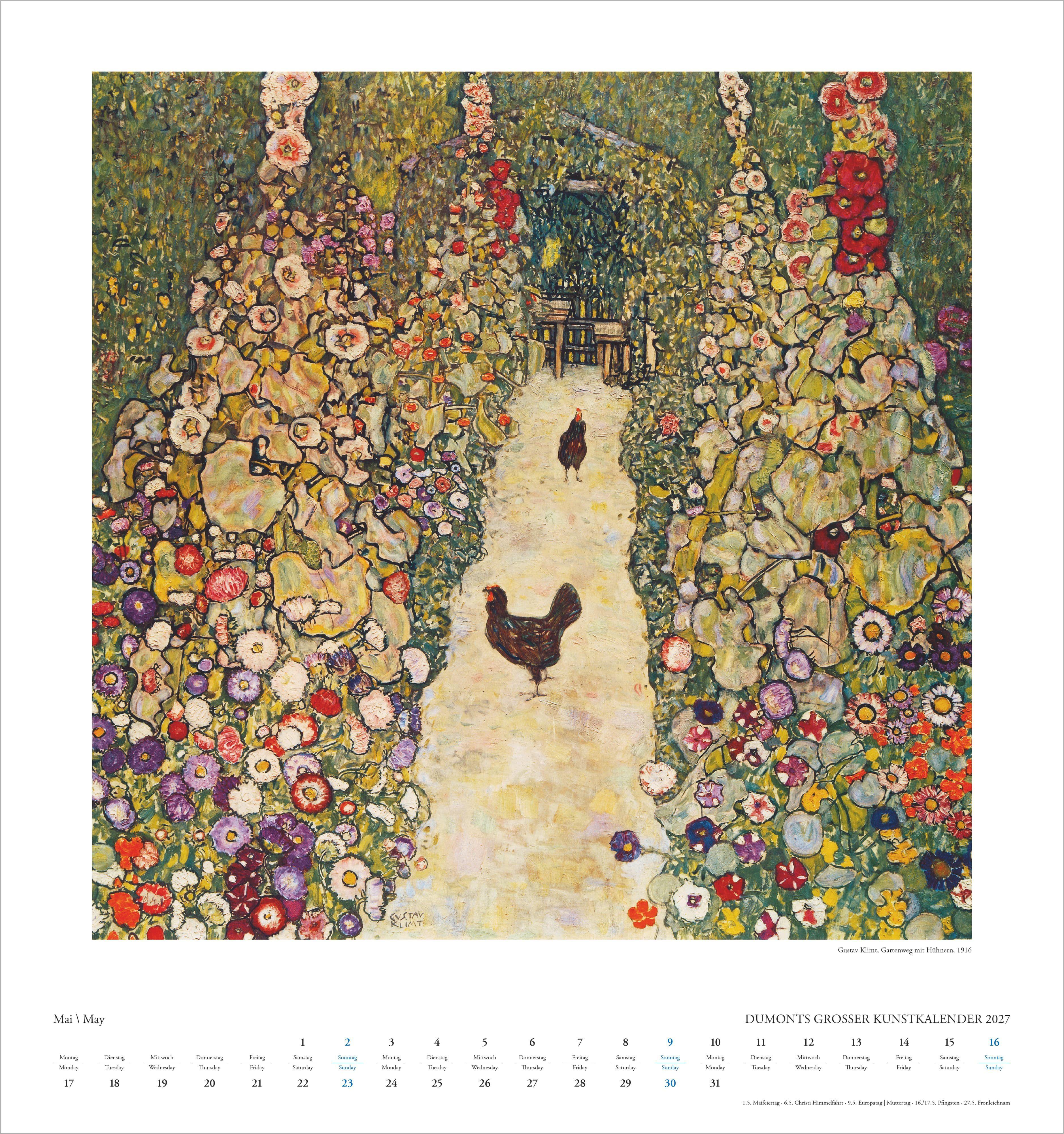 Beispielinhalt (Bild) DUMONTS Großer Kunstkalender 2027