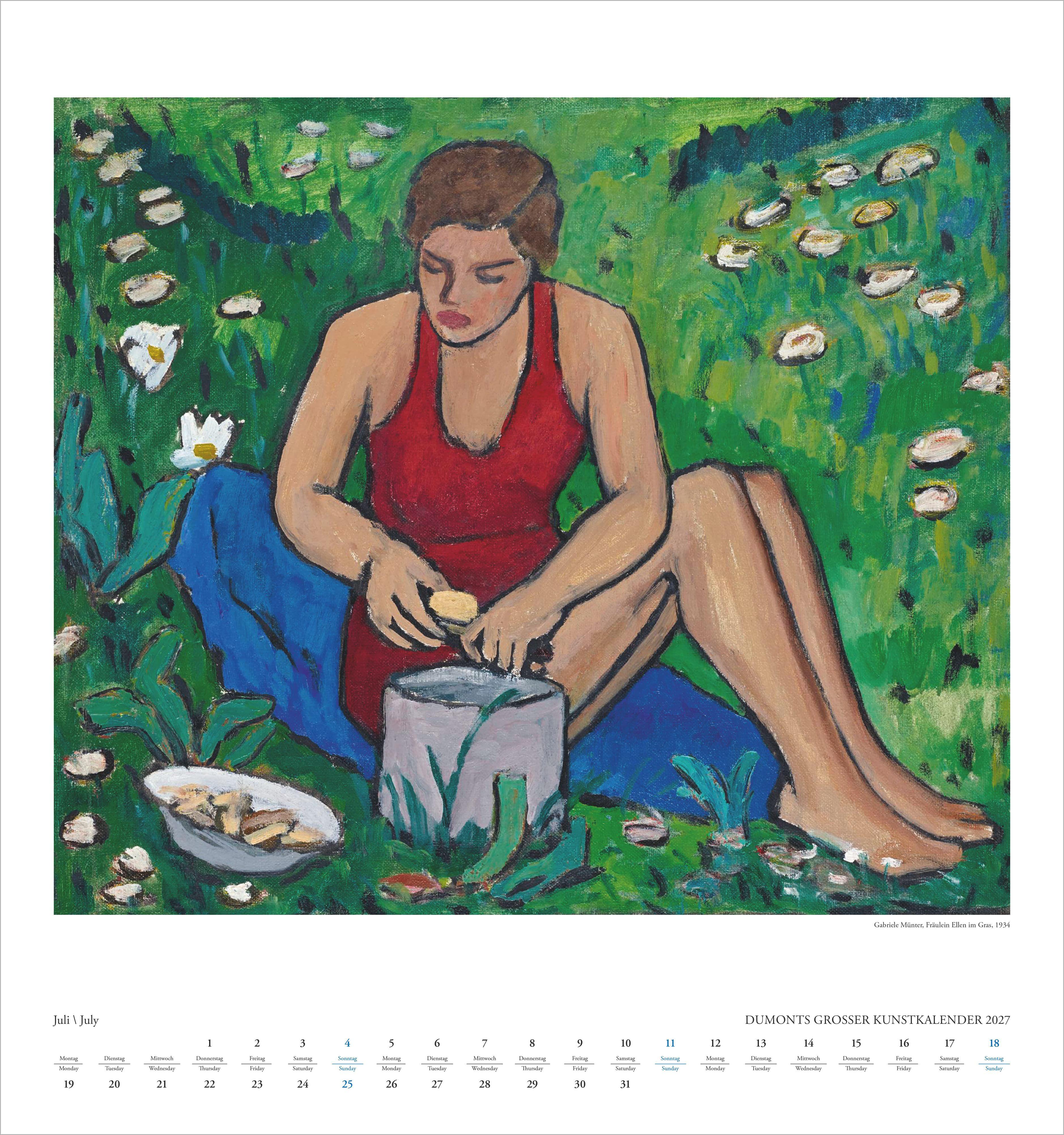 Beispielinhalt (Bild) DUMONTS Großer Kunstkalender 2027