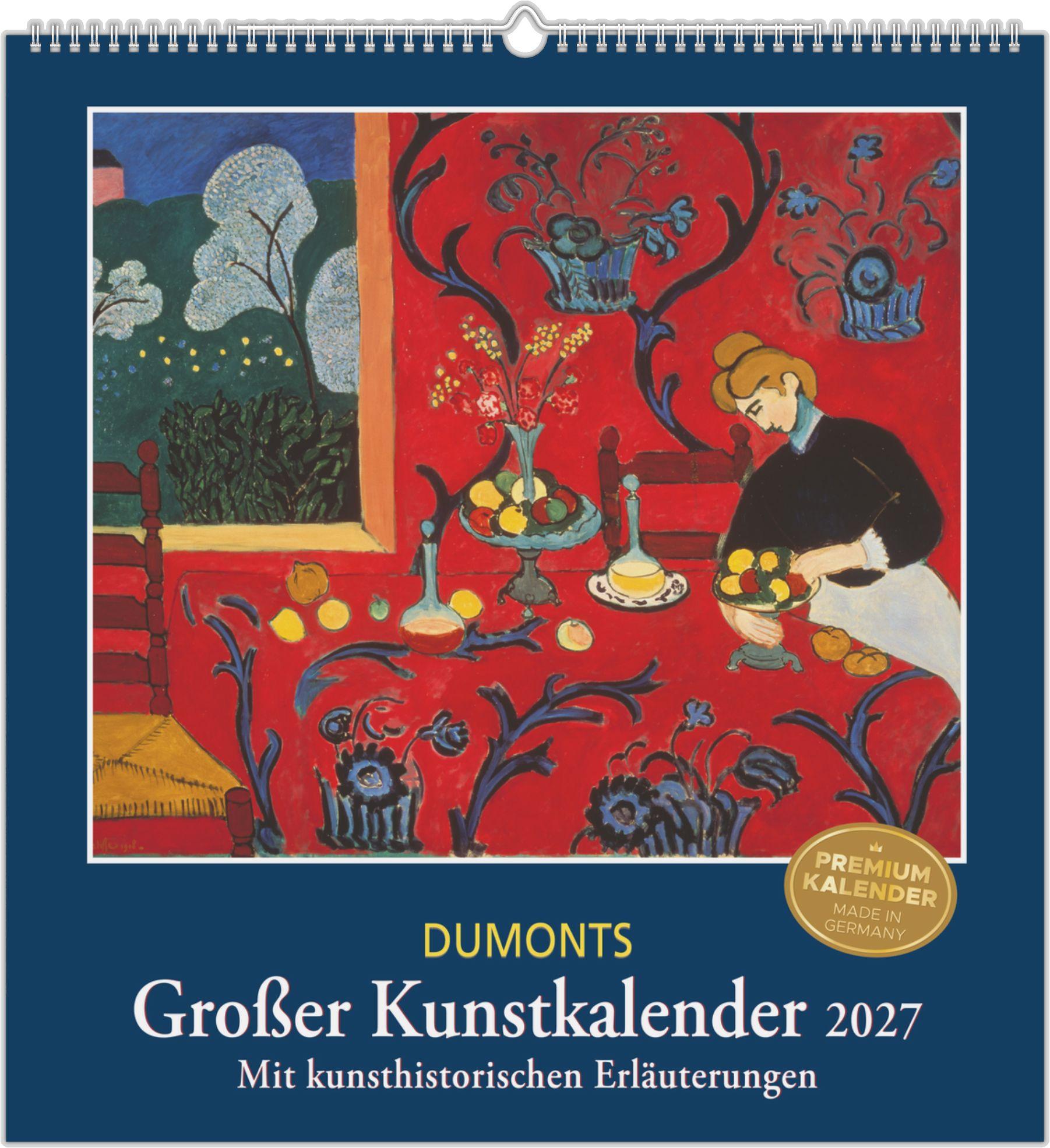 Vorderes Coverbild DUMONTS Großer Kunstkalender 2027