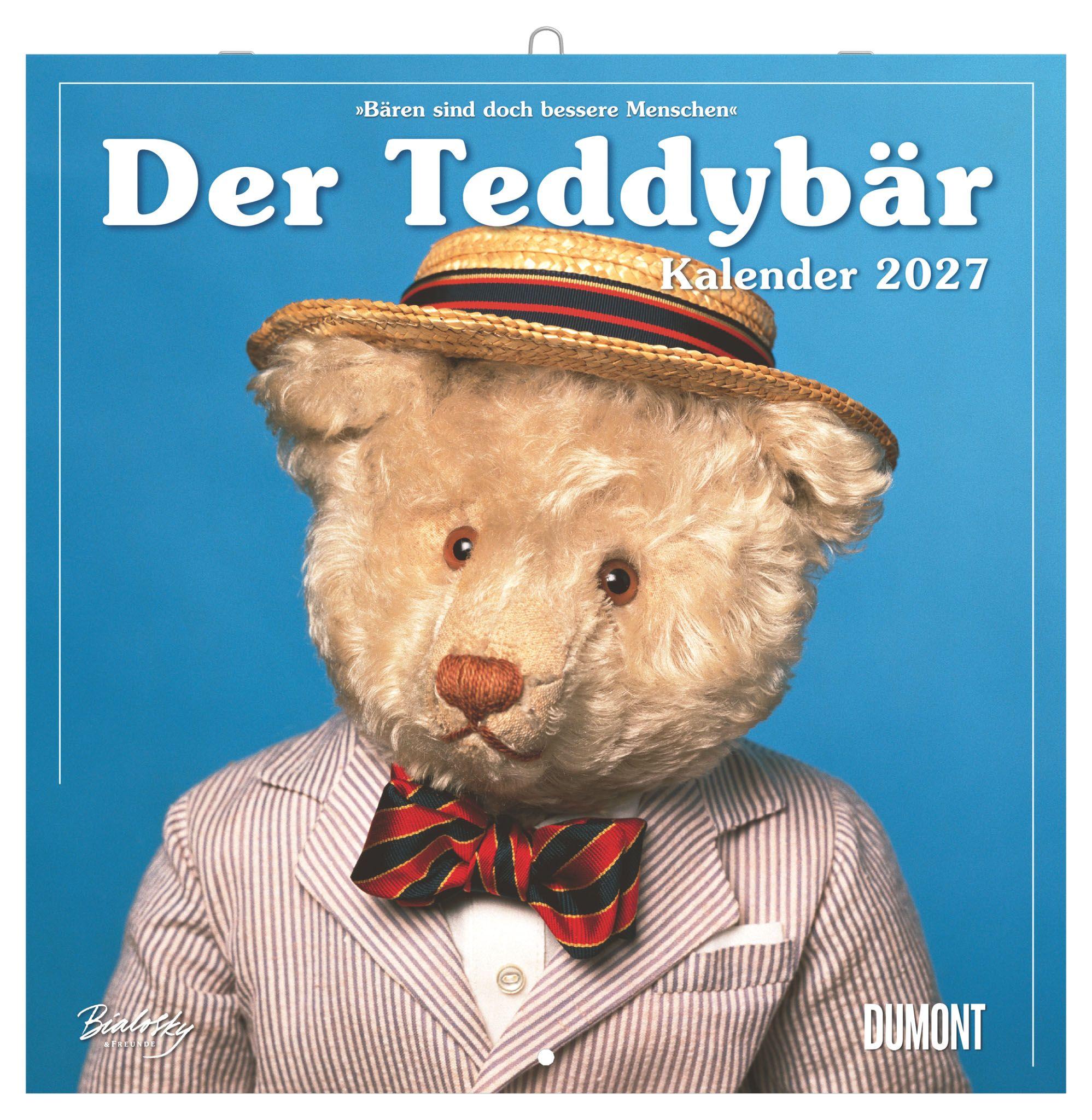 Vorderes Coverbild Der Teddybär Kalender 2027