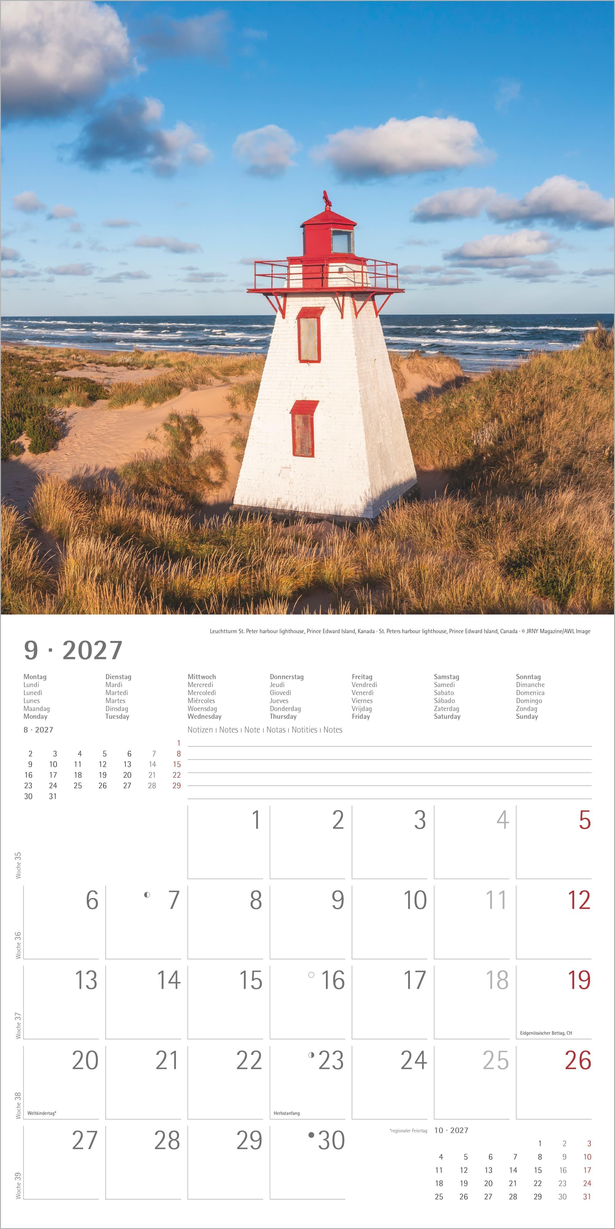 Beispielinhalt (Bild) Leuchttürme 2027