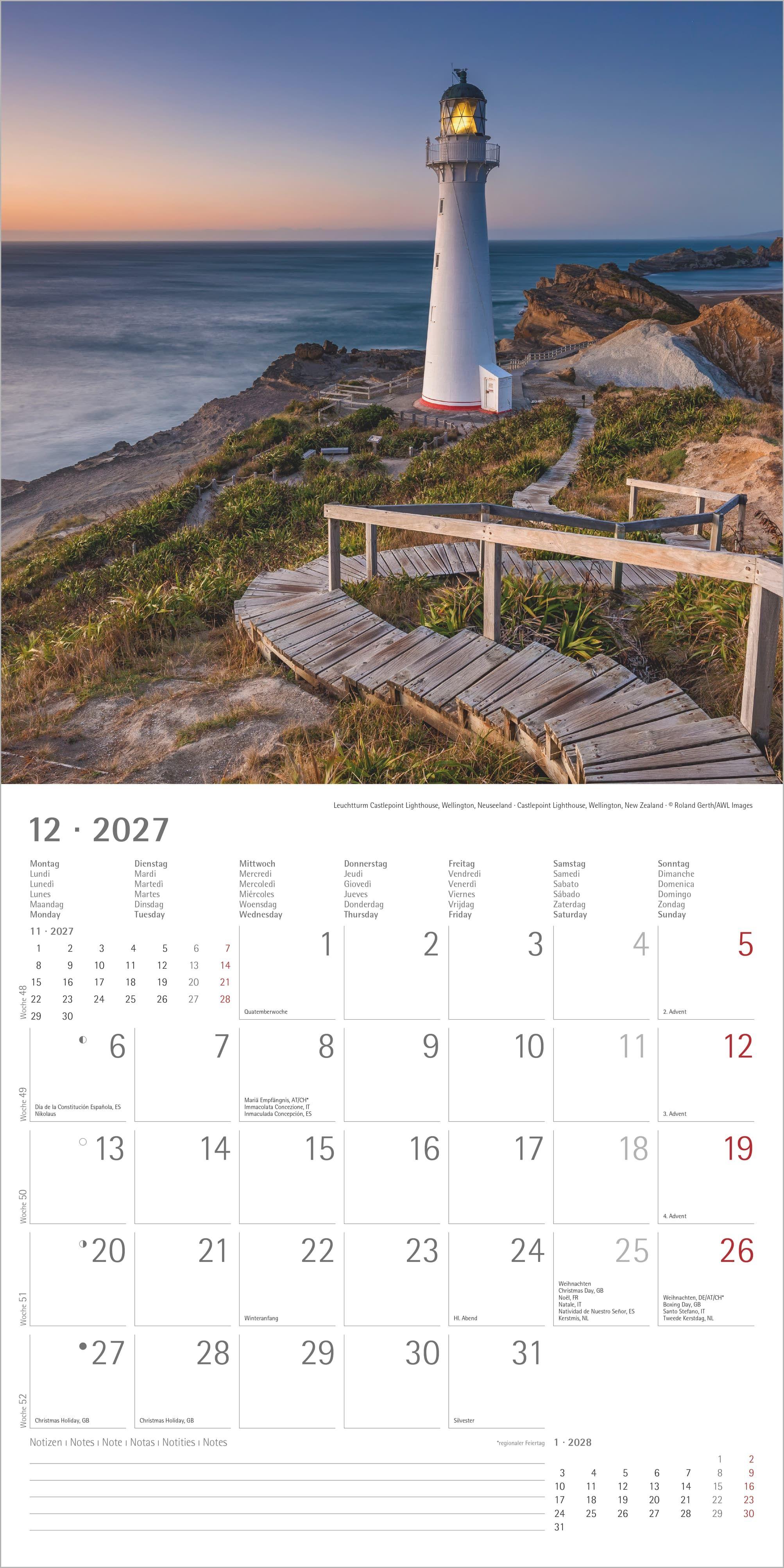 Beispielinhalt (Bild) Leuchttürme 2027