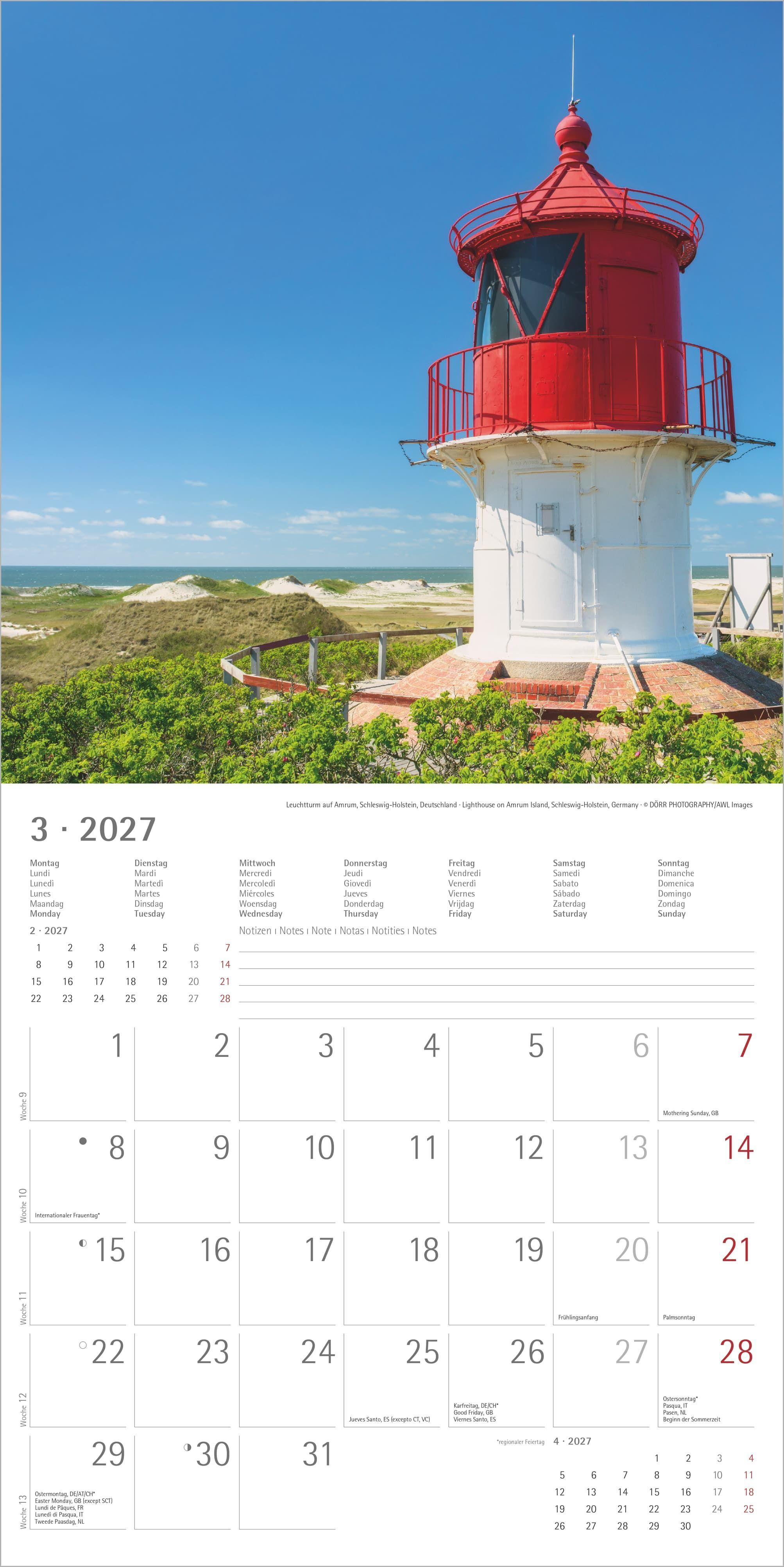 Beispielinhalt (Bild) Leuchttürme 2027