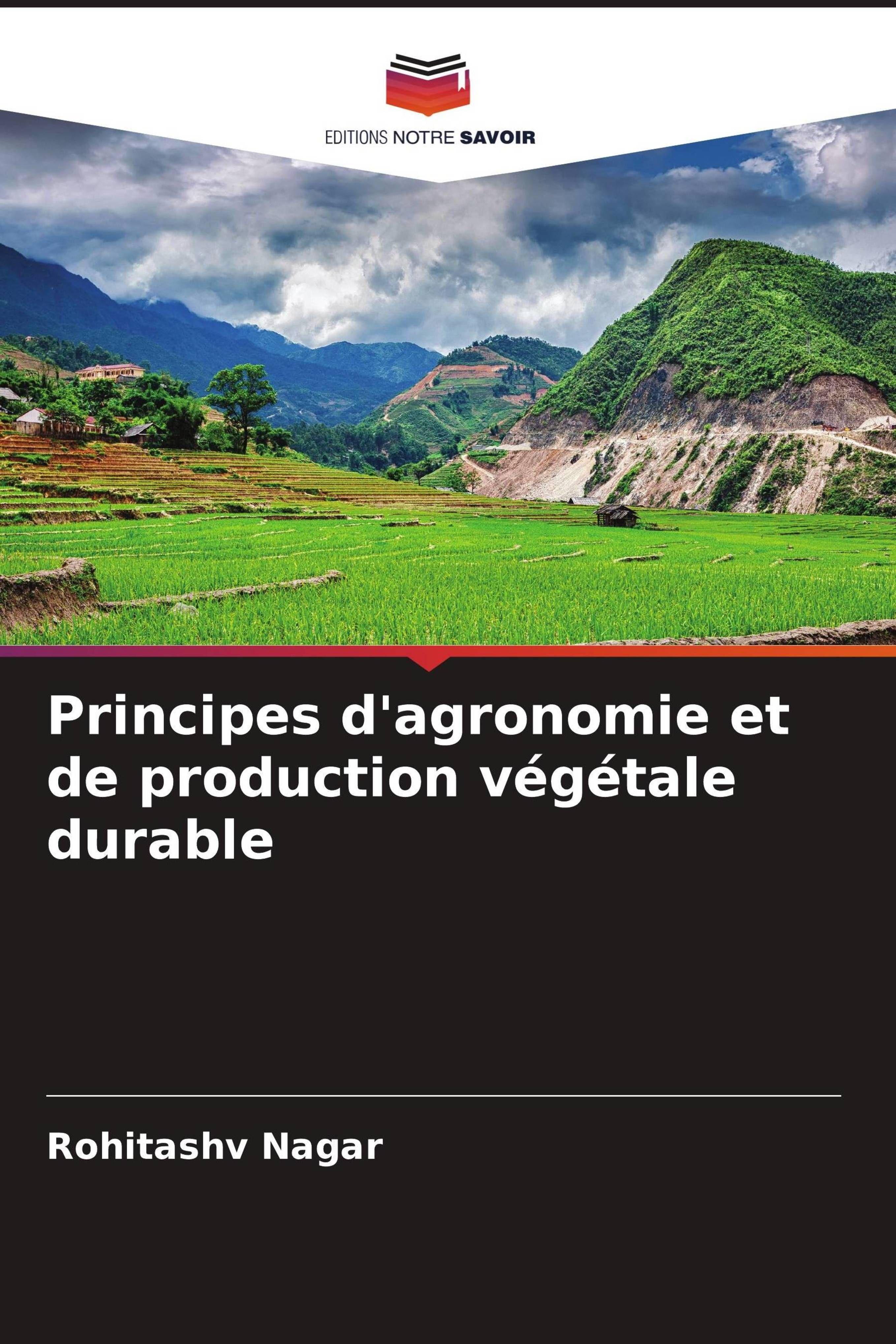 Vorderes Coverbild Principes d'agronomie et de production végétale durable