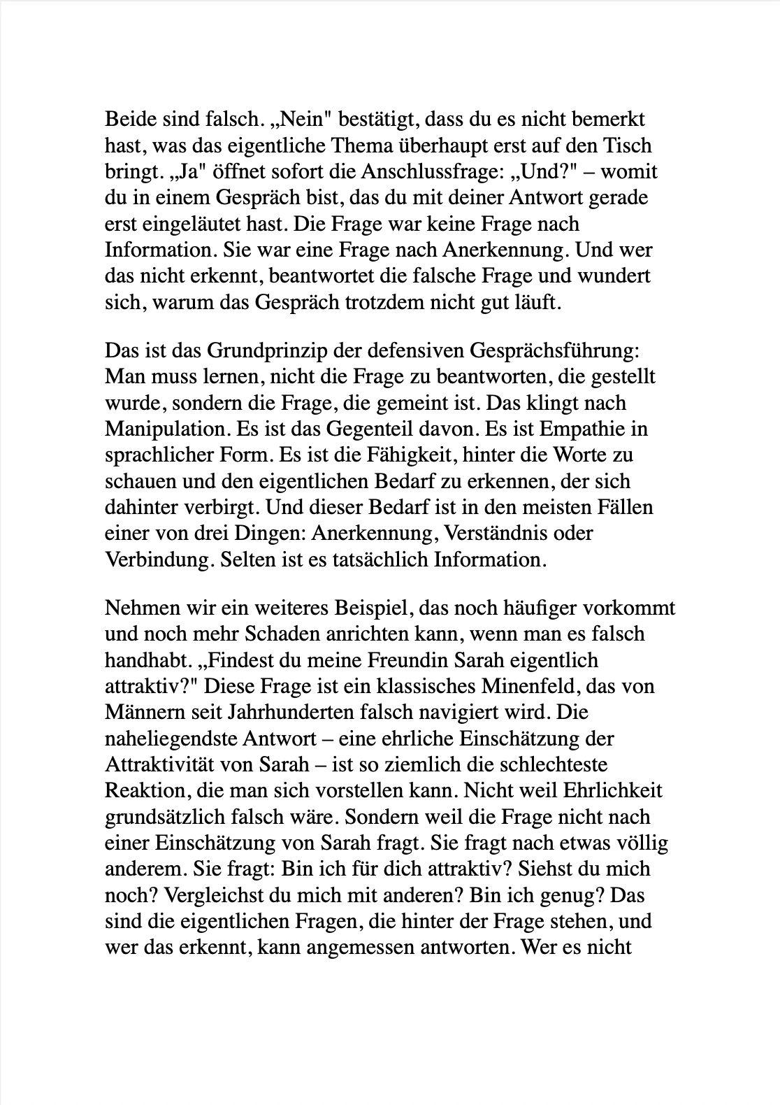 Beispielinhalt (Bild) WIE MAN SEINE EHEFRAU NICHT LOSWIRD?!