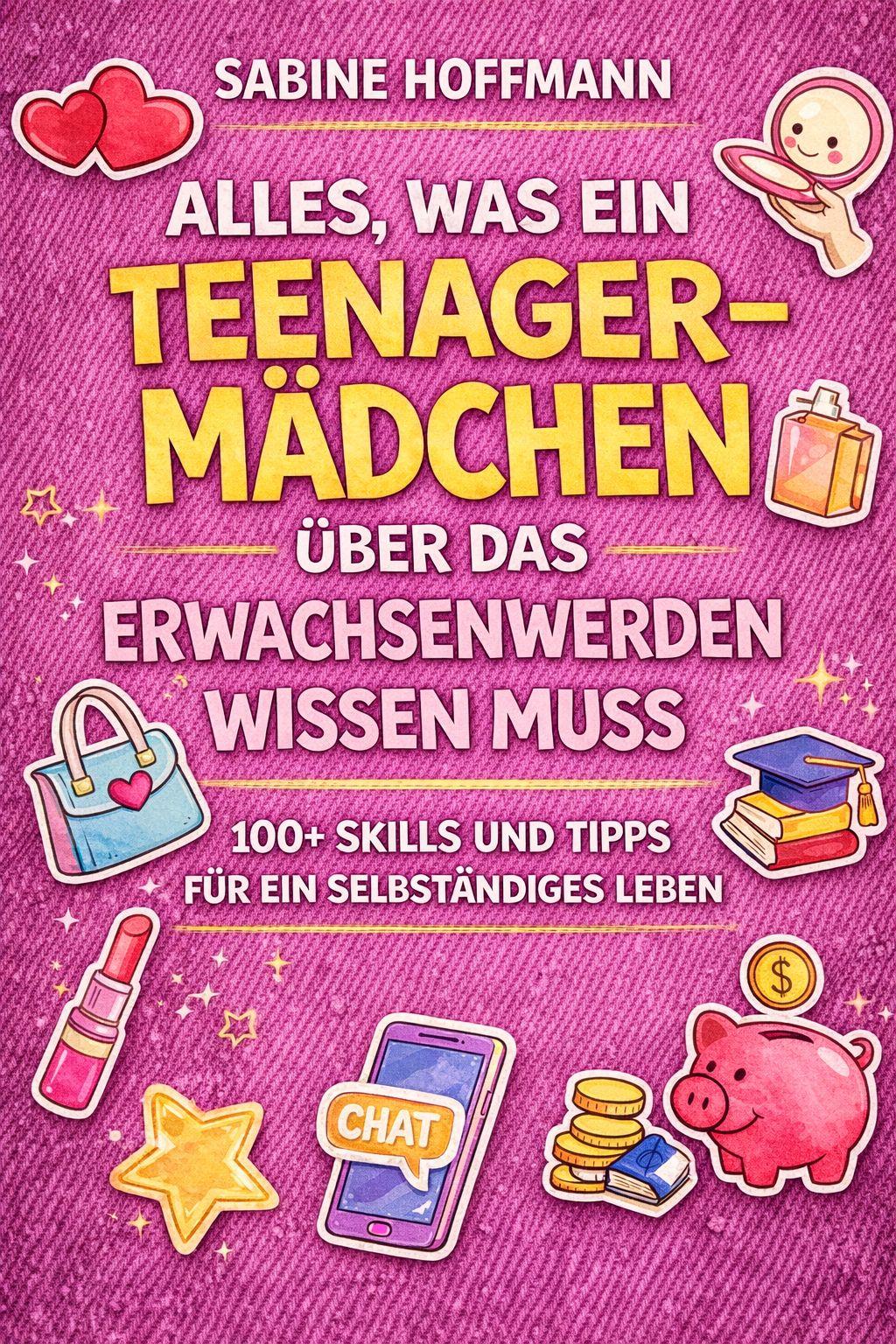 Vorderes Coverbild ALLES, WAS EIN TEENAGE-MÄDCHEN ÜBER DAS ERWACHSENWERDEN WISSEN MUSS