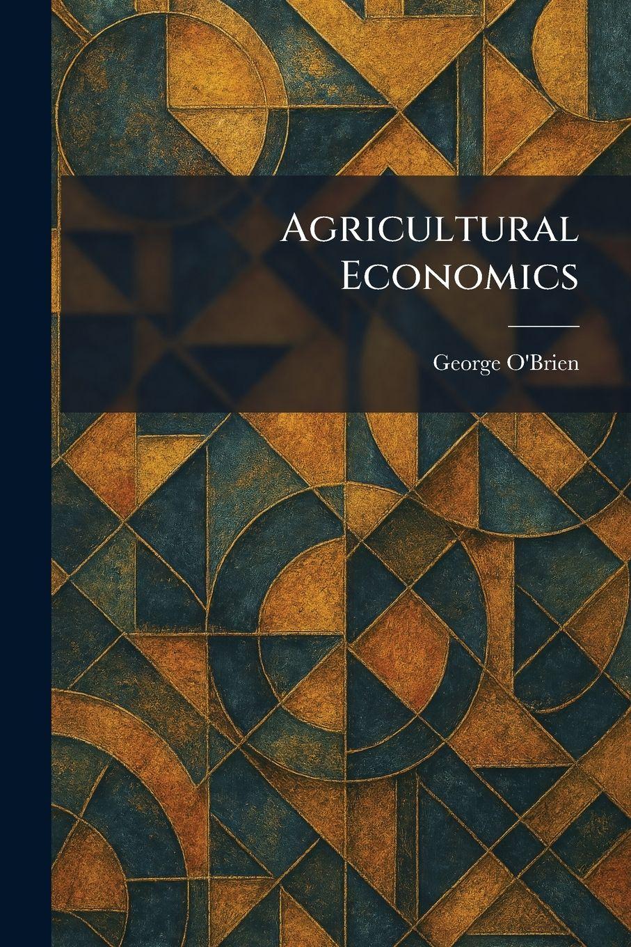 Vorderes Coverbild Agricultural Economics