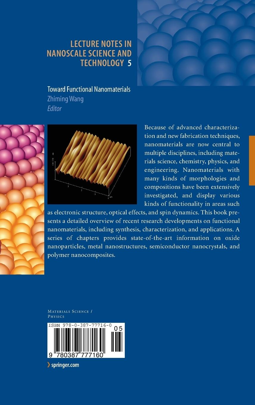 Rückseitencover Toward Functional Nanomaterials