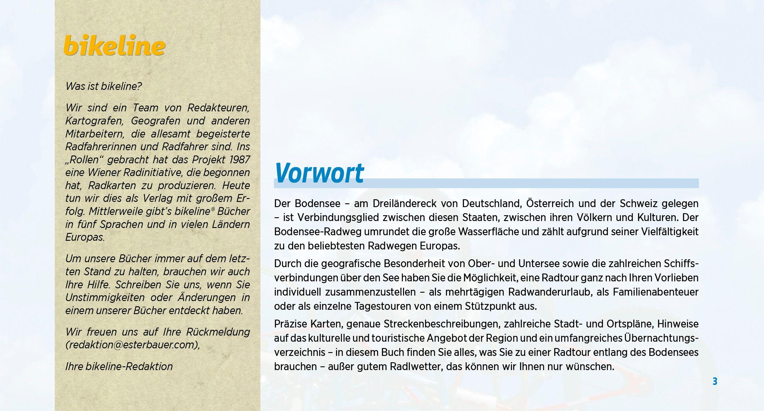 Beispielinhalt (Bild) Bodensee-Radweg