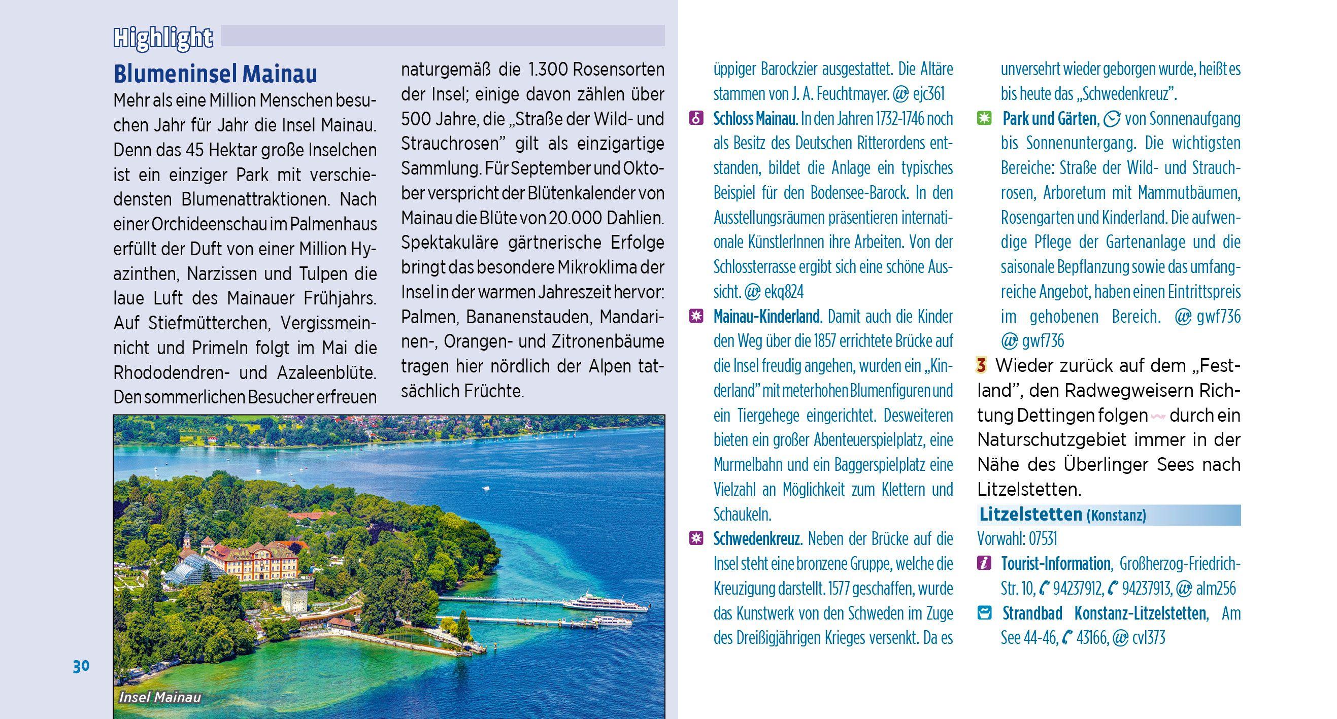 Beispielinhalt (Bild) Bodensee-Radweg