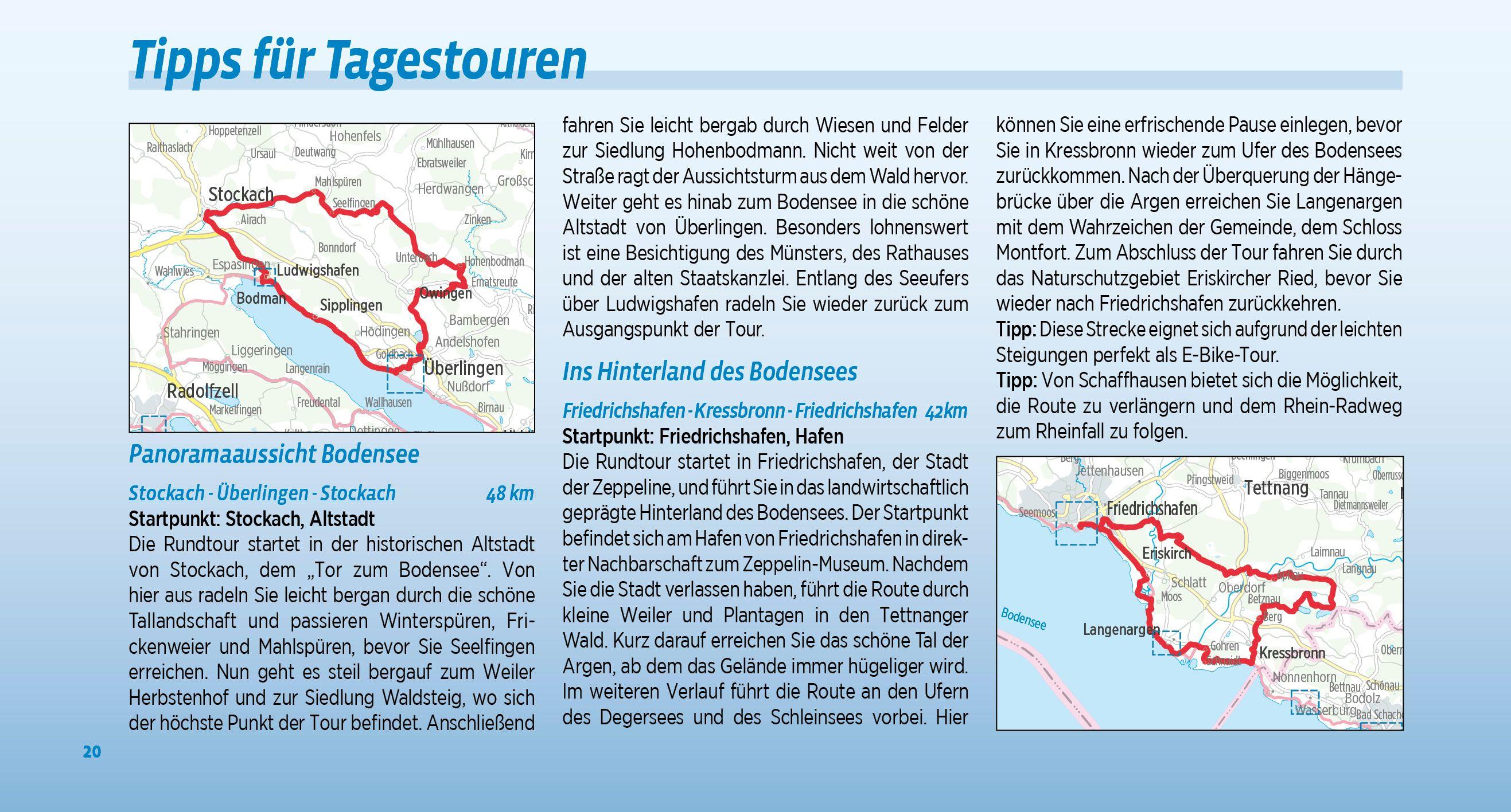 Beispielinhalt (Bild) Bodensee-Radweg