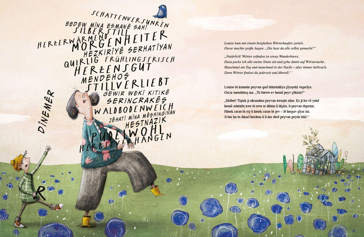 Beispielinhalt (Bild) Der Wortschatz (Deutsch-Kurdisch/Kurmancî)