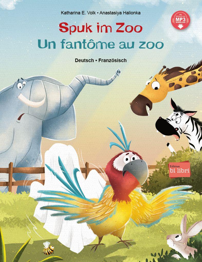 Vorderes Coverbild Spuk im Zoo (Deutsch-Französisch)