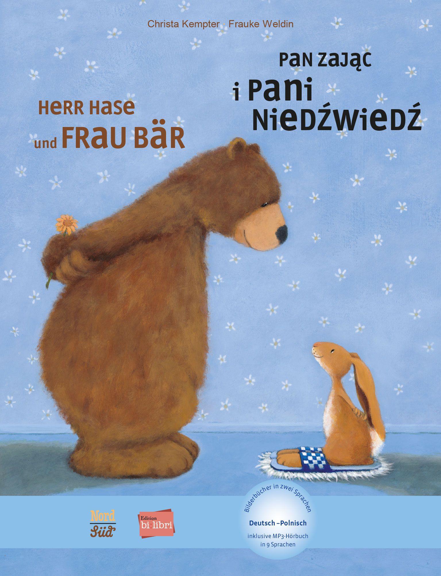Vorderes Coverbild Herr Hase und Frau Bär (Deutsch-Polnisch)