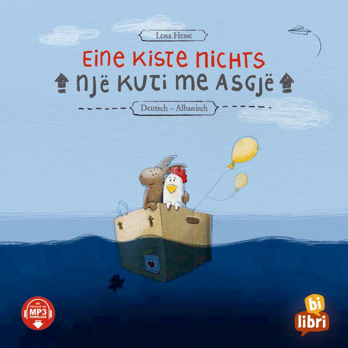 Vorderes Coverbild Eine Kiste Nichts (Deutsch-Albanisch)