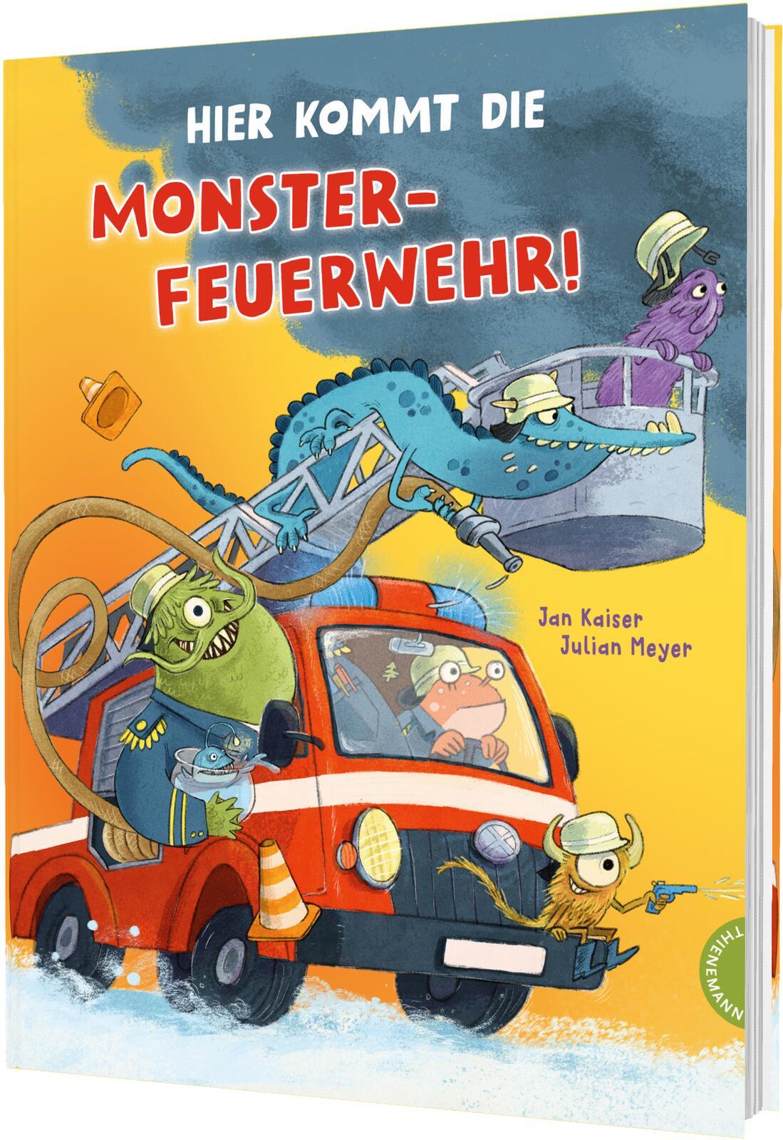 Vorderes Coverbild Hier kommt die Monster-Feuerwehr!