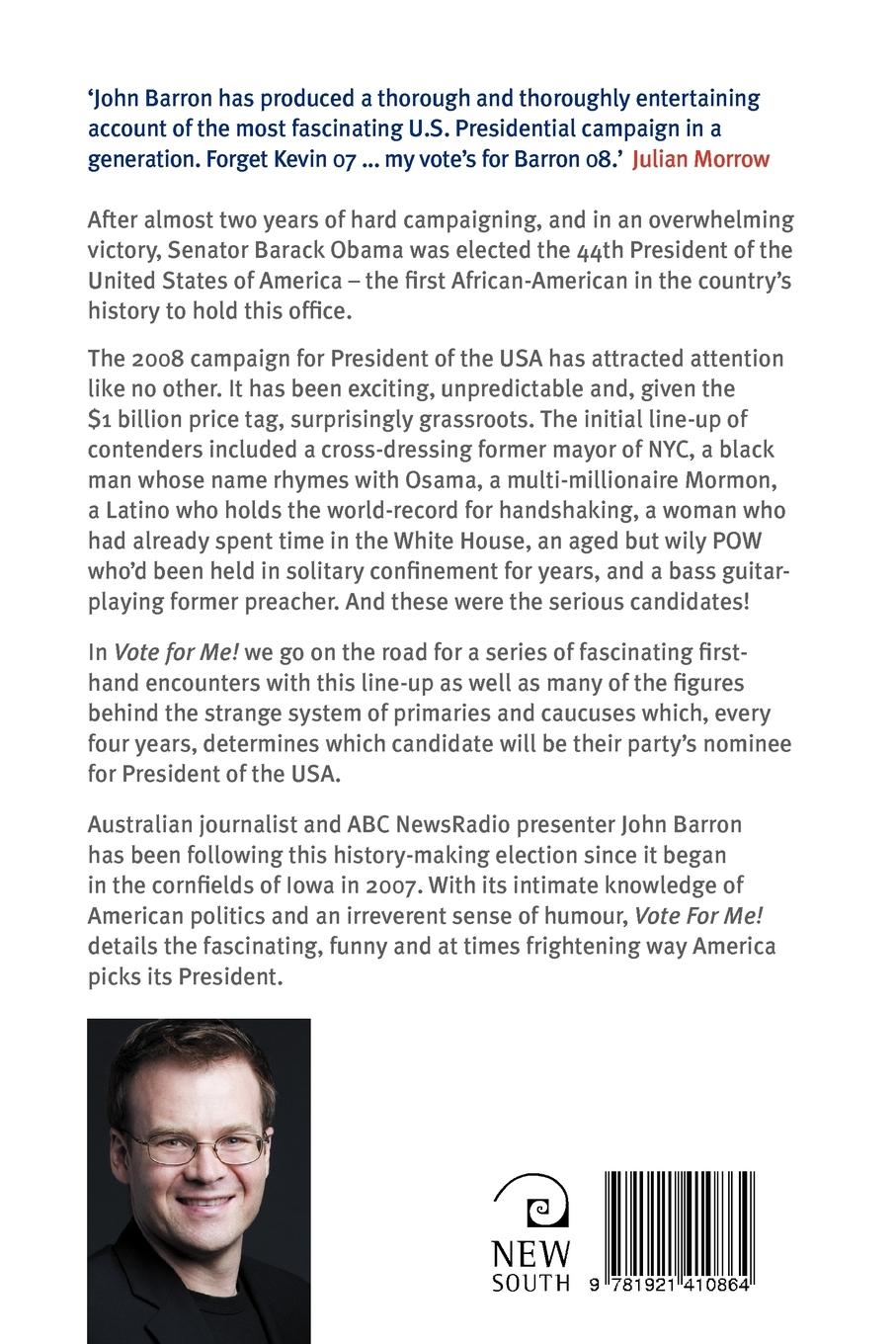 Rückseitencover Vote for Me