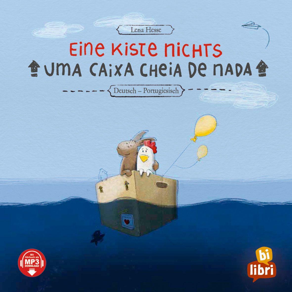 Vorderes Coverbild Eine Kiste Nichts (Deutsch-Portugiesisch)