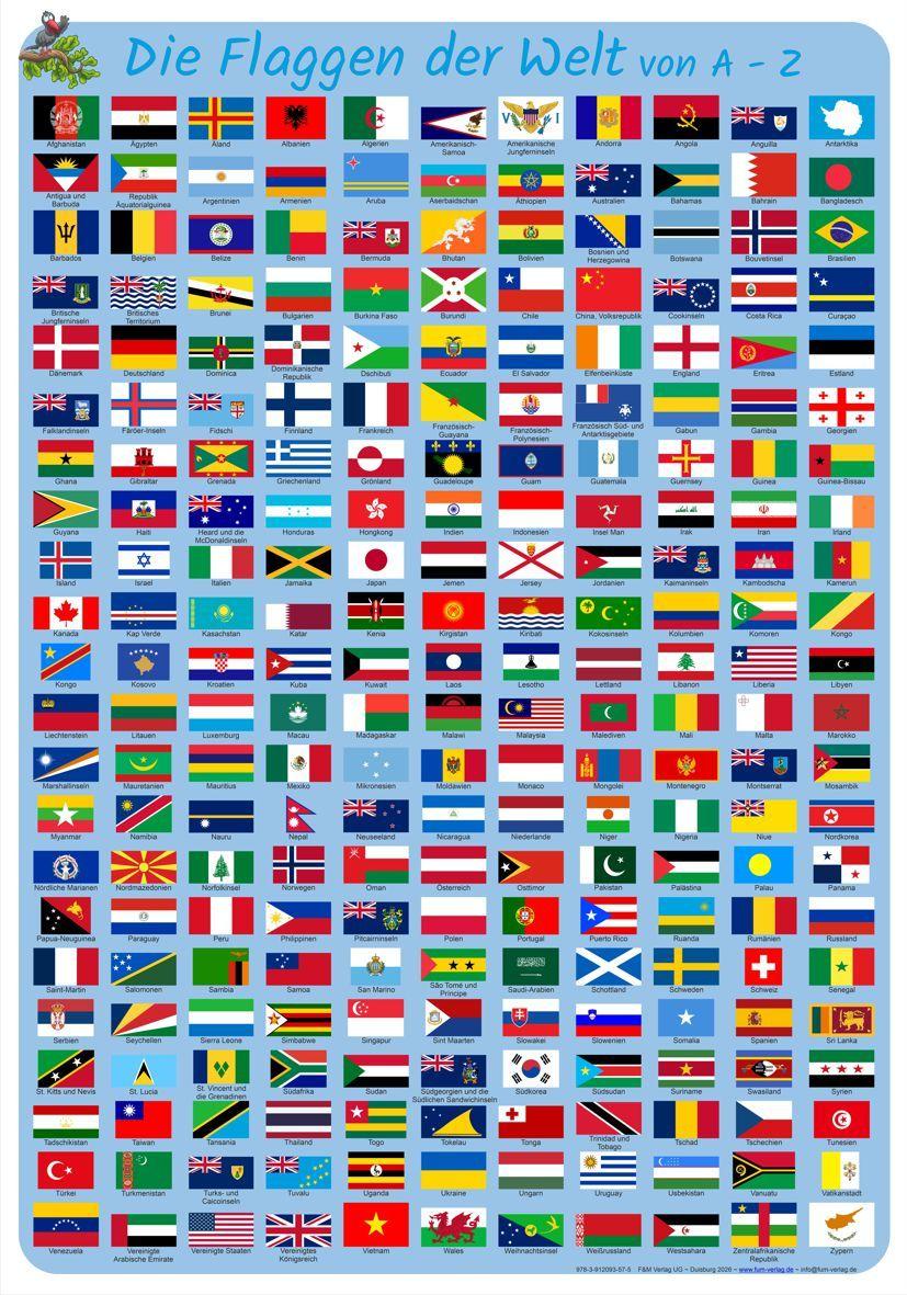 Vorderes Coverbild Die Flaggen der Welt von A-Z