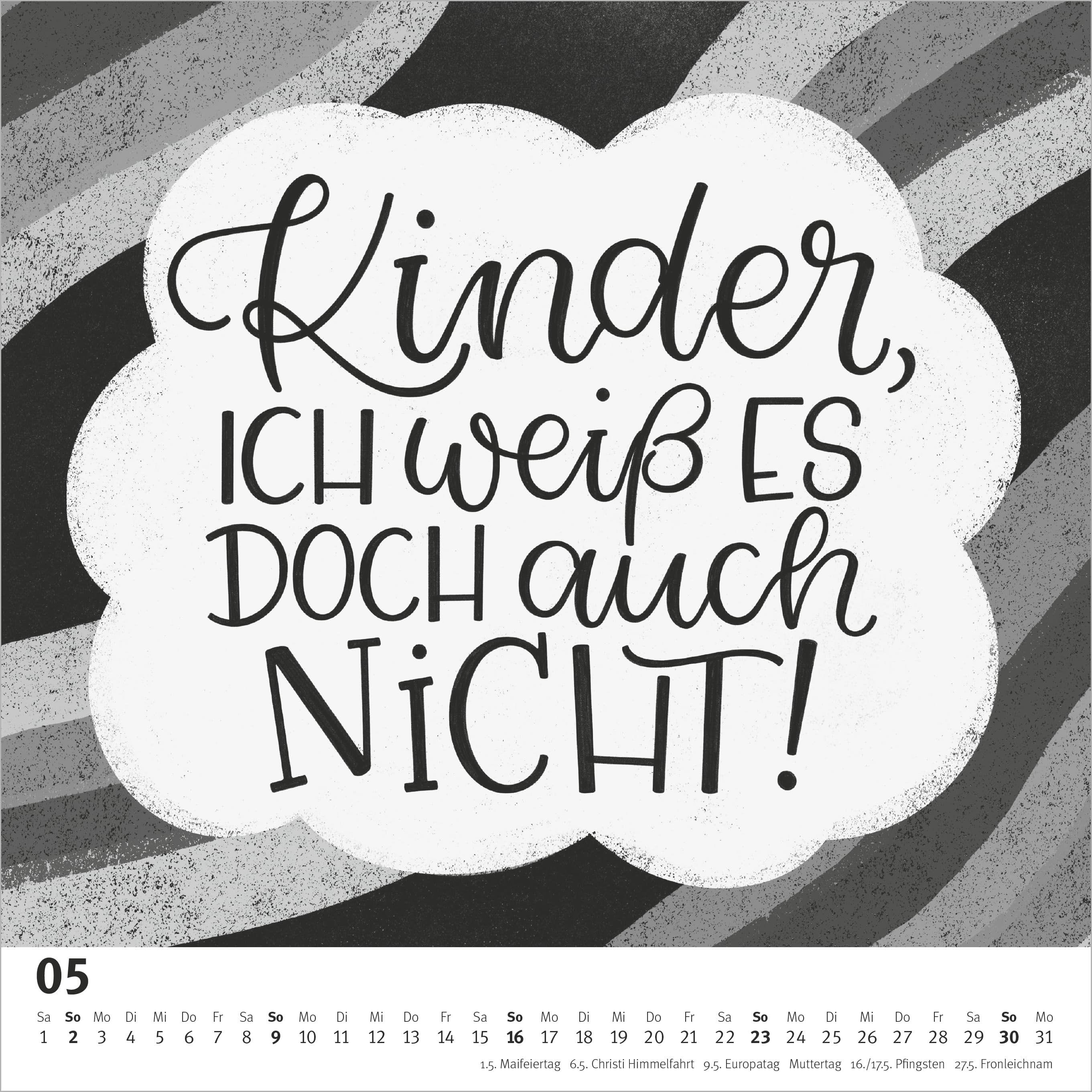 Beispielinhalt (Bild) Funny Quotes im Quadrat 2027