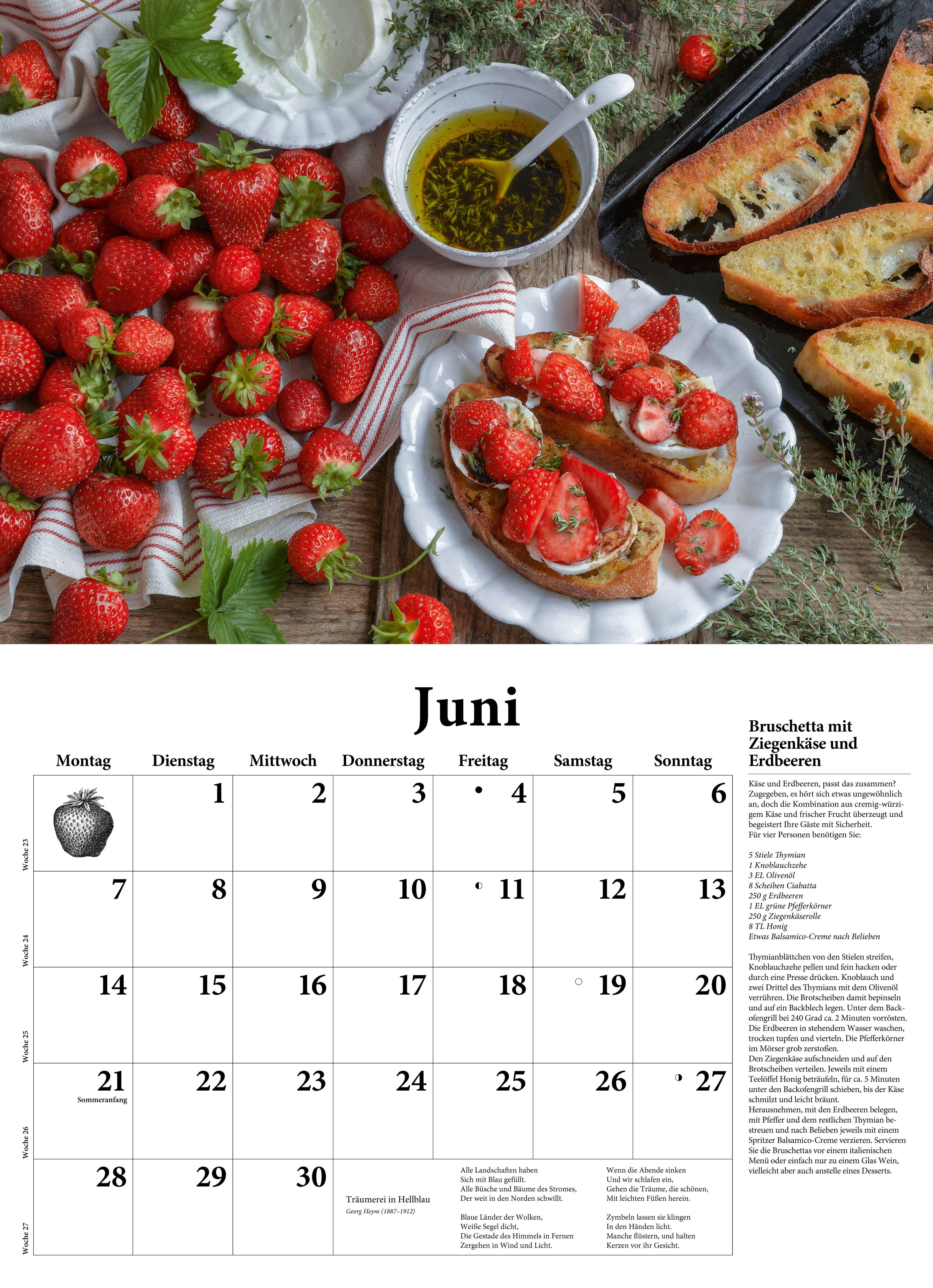 Beispielinhalt (Bild) DuMonts neuer Küchenkalender 2027