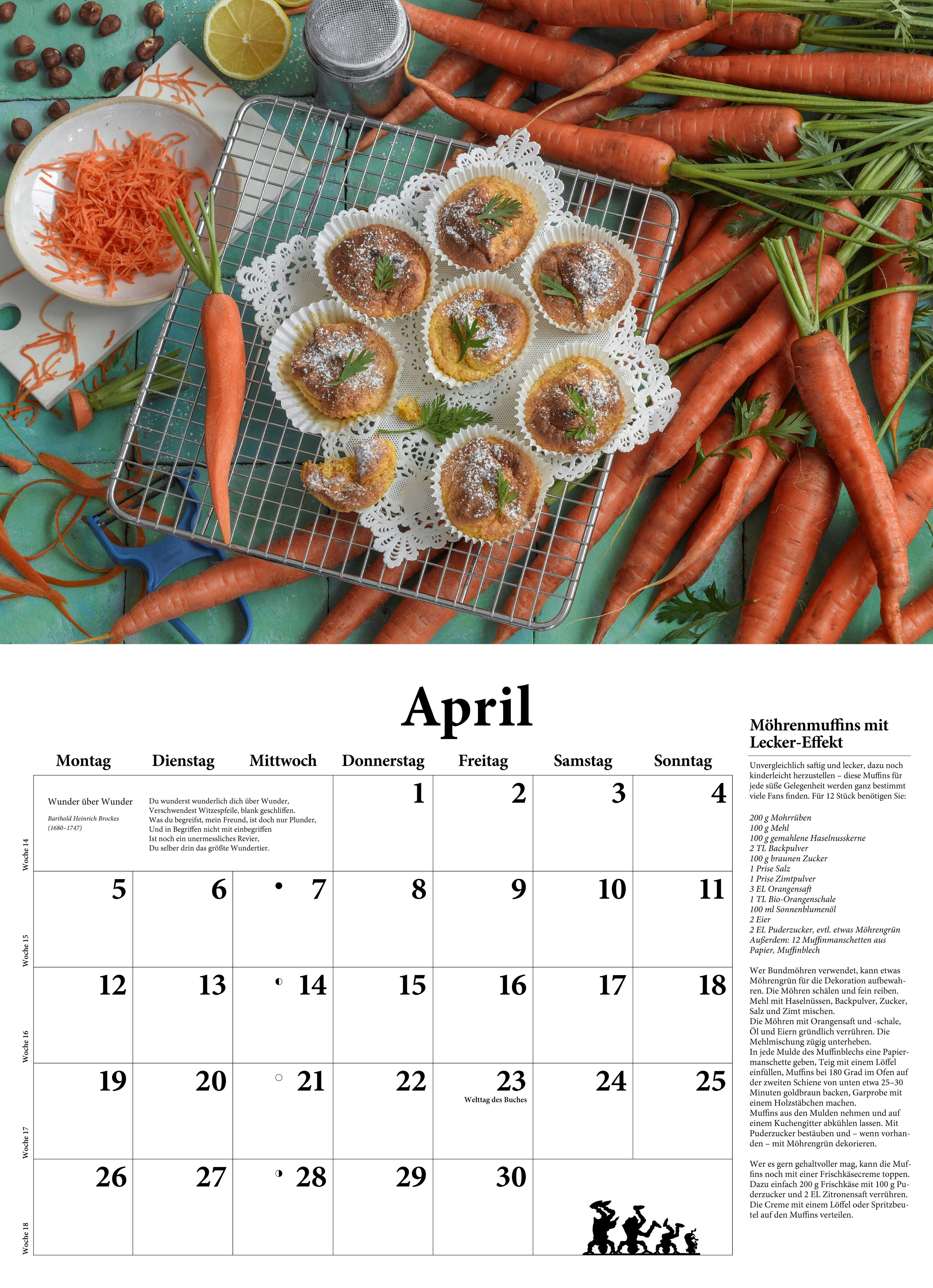 Beispielinhalt (Bild) DuMonts neuer Küchenkalender 2027