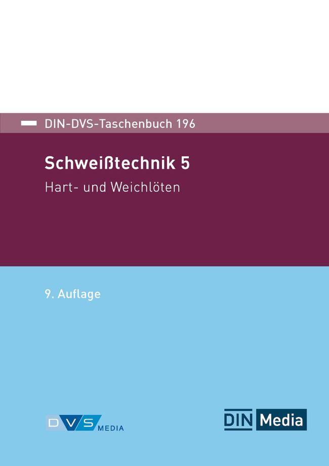 Vorderes Coverbild DIN-DVS-Taschenbuch 196